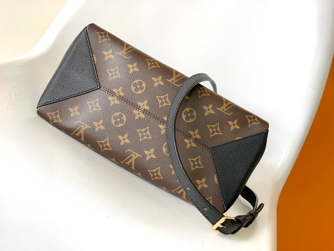 Louis Vuitton Vavin PM Monogram Canvas &amp; Leather Handbag - Brown/Black