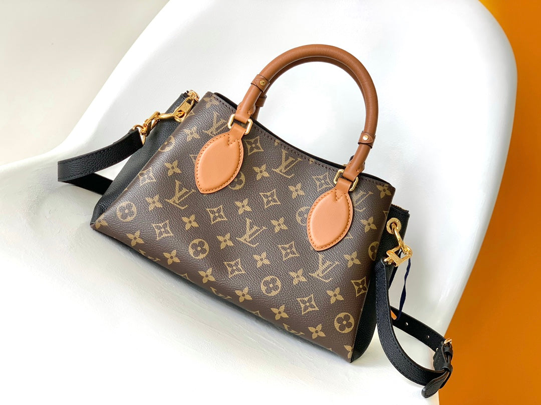 Louis Vuitton Vavin PM Monogram Canvas & Leather Handbag - Brown/Black