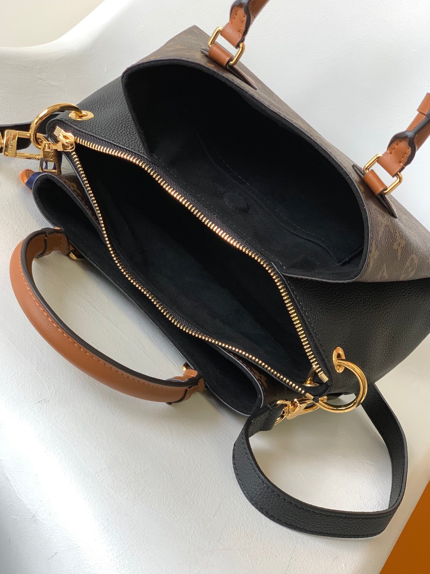 Louis Vuitton Vavin PM Monogram Canvas & Leather Handbag - Brown/Black