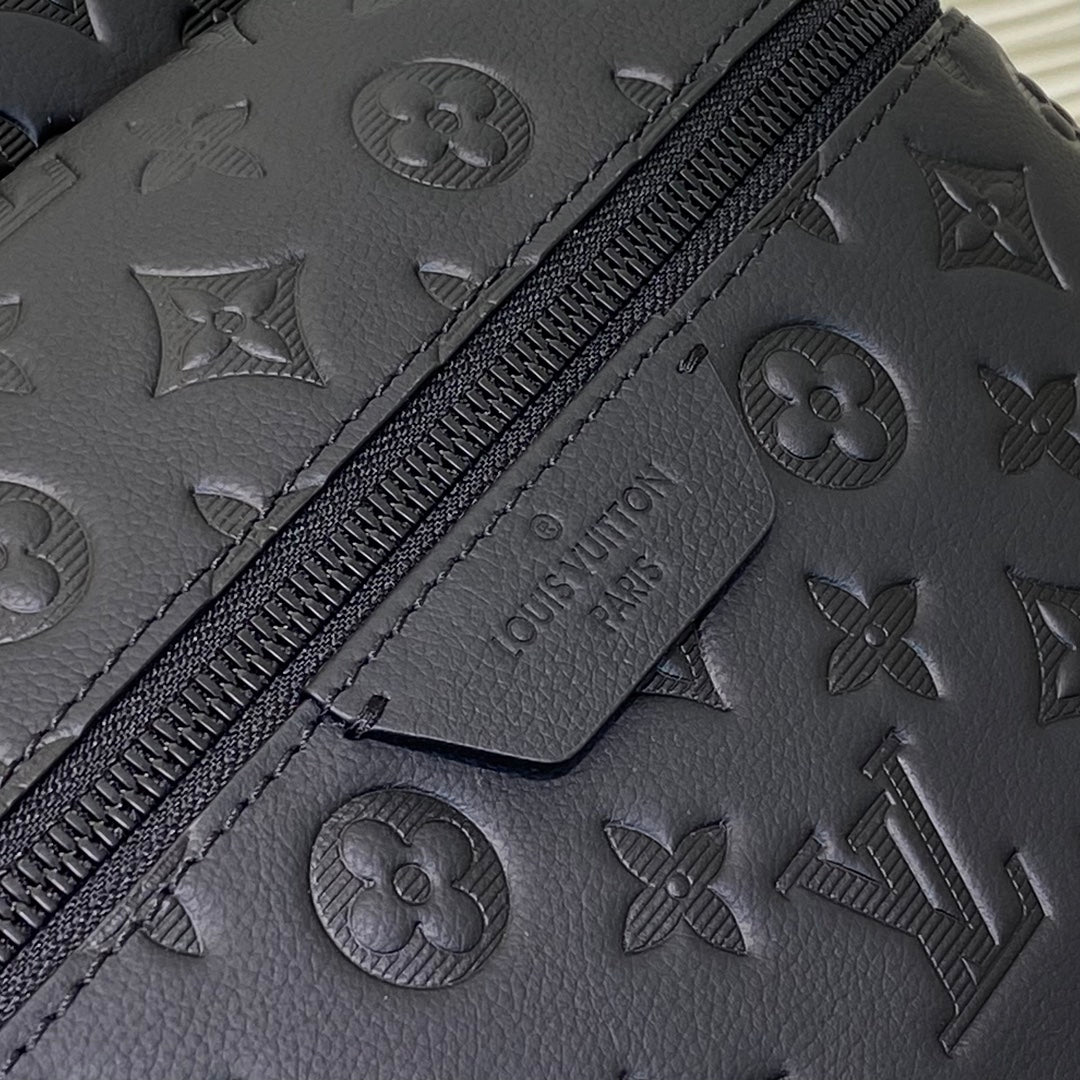 Louis Vuitton Discovery Backpack PM - Black Monogram Shadow Leather
