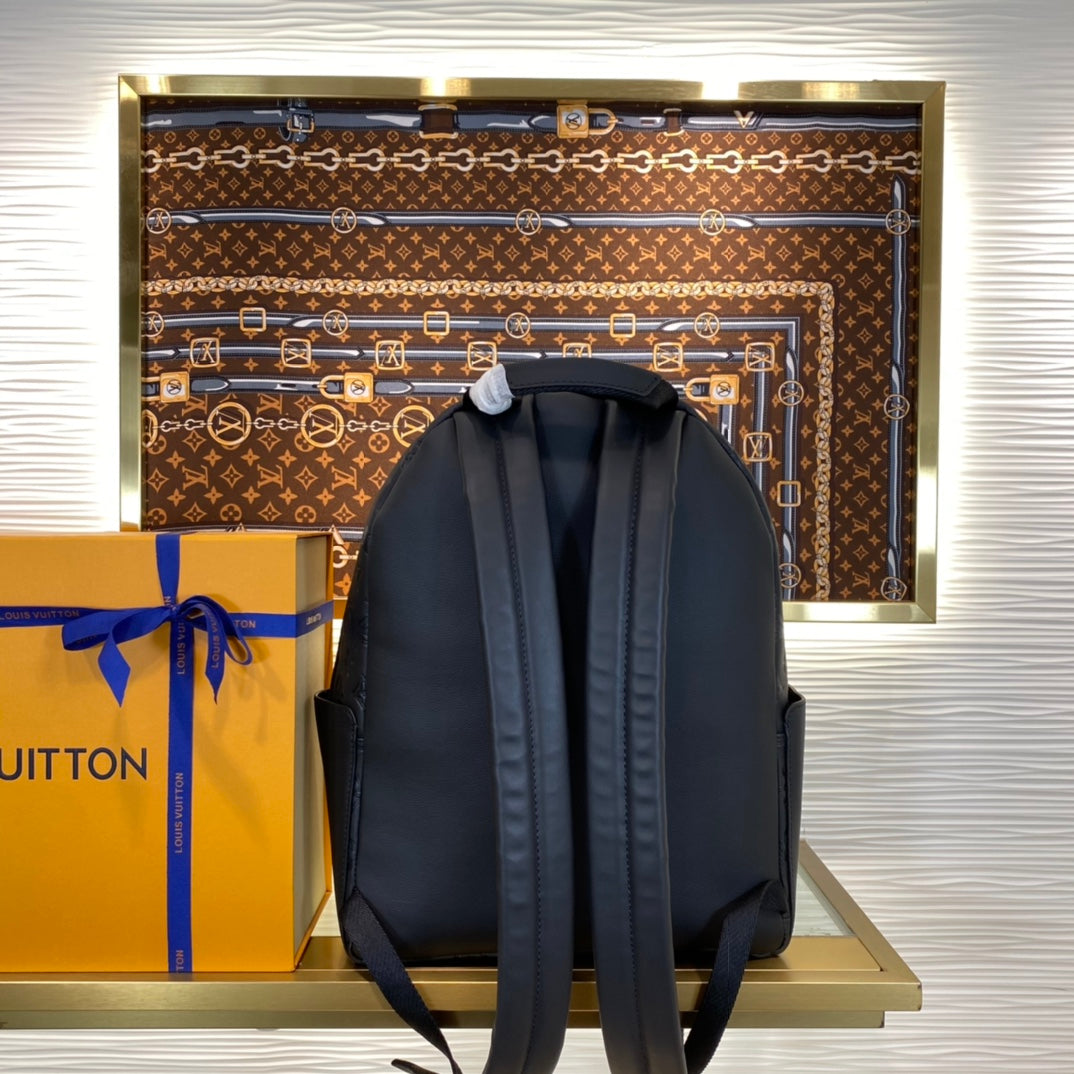 Louis Vuitton Discovery Backpack PM - Black Monogram Shadow Leather