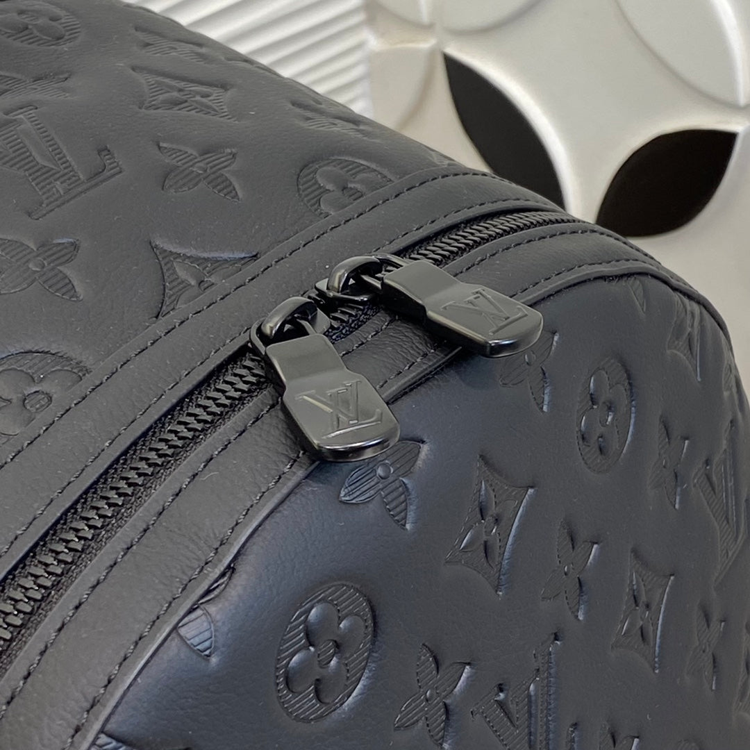 Louis Vuitton Discovery Backpack PM - Black Monogram Shadow Leather