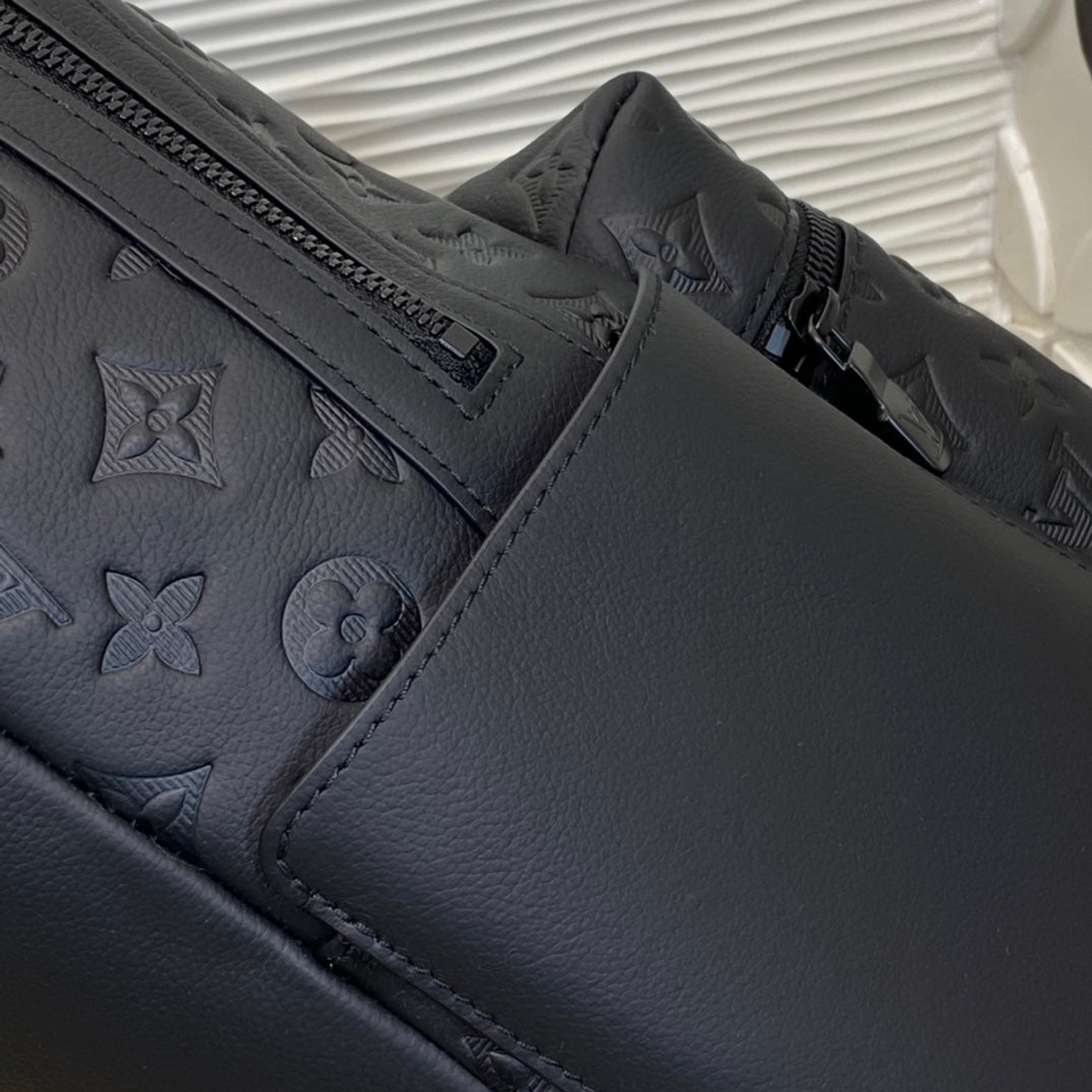 Louis Vuitton Discovery Backpack PM - Black Monogram Shadow Leather