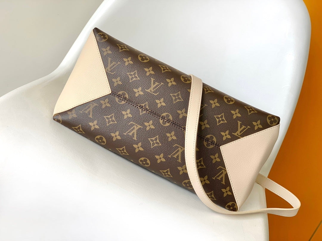 Louis Vuitton Monogram Canvas Vavin MM Handbag - Brown/Cream