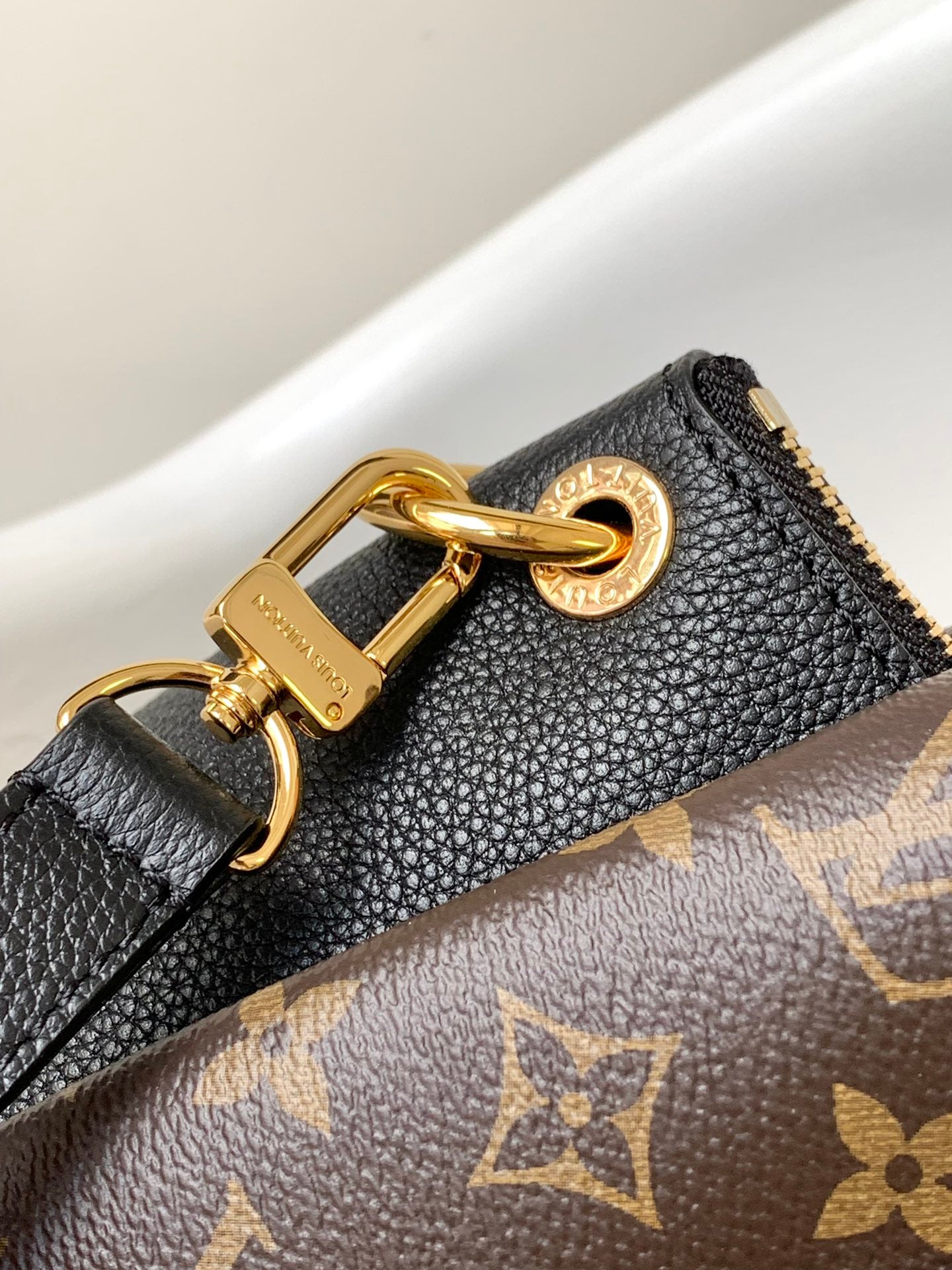 Louis Vuitton Maida Handbag Monogram Canvas and Leather Noir