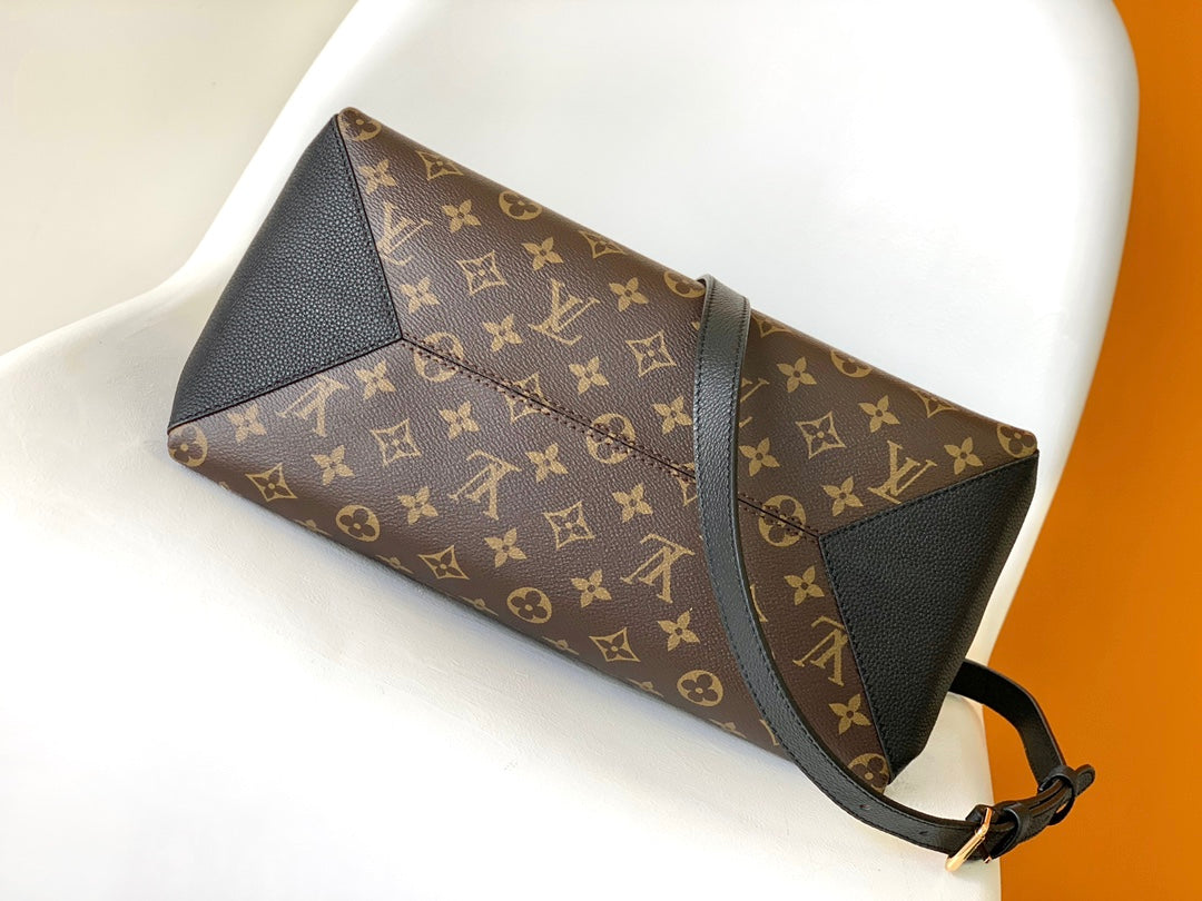 Louis Vuitton Maida Handbag Monogram Canvas and Leather Noir