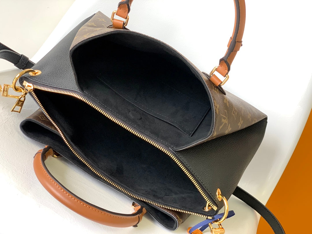 Louis Vuitton Maida Handbag Monogram Canvas and Leather Noir