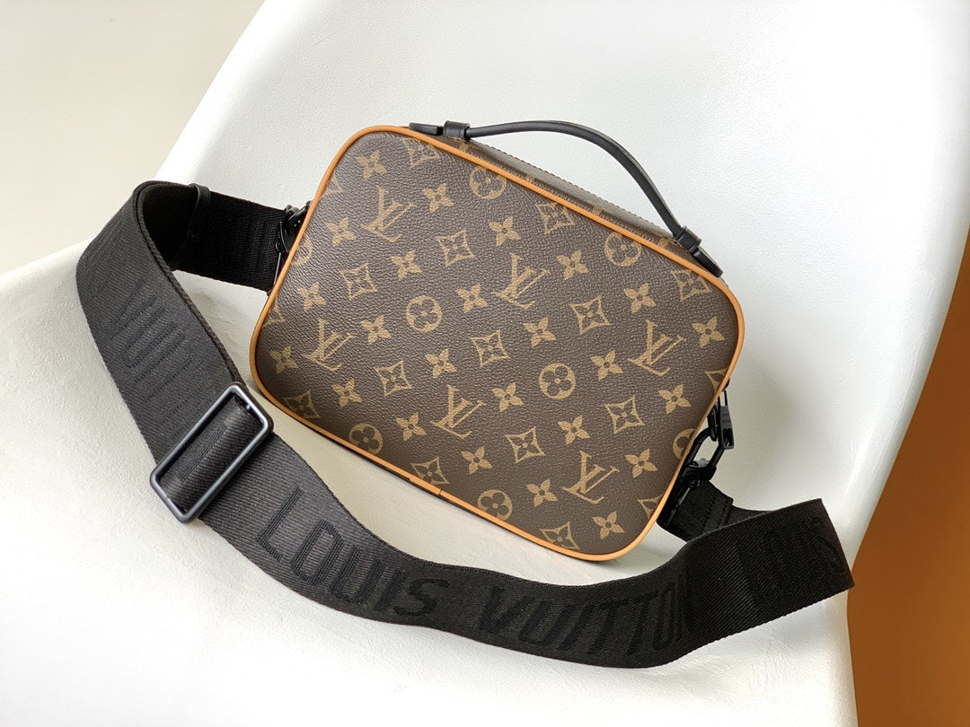 Louis Vuitton Monogram Canvas Handle Soft Trunk Crossbody Bag