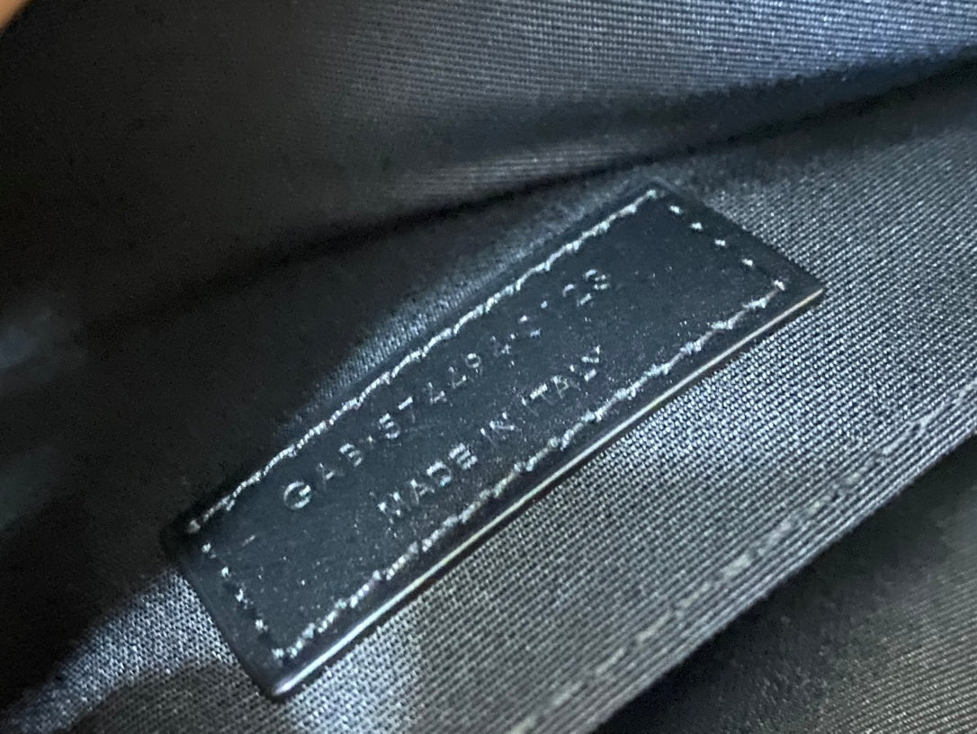 Saint Laurent Lou Camera Bag in Quilted Leather - Black