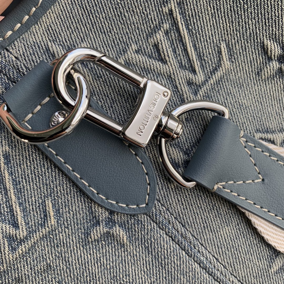Louis Vuitton x Tyler, The Creator Monogram Craggy Slim Briefcase - Blue Denim