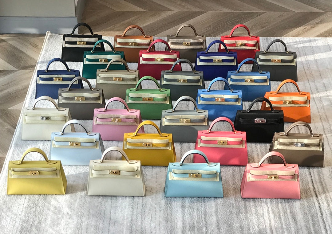 Mini Kelly Style Top Handle Handbags - Elegant Fashion Satchels in Multiple Vibrant Colors
