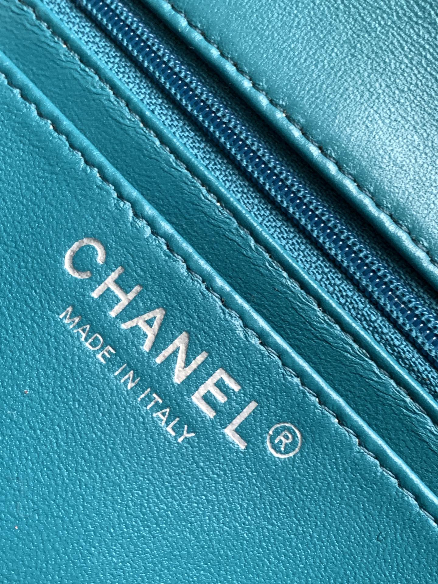 Chanel Classic Flap Bag - Green Quilted Tweed with Silver-Tone Hardware
