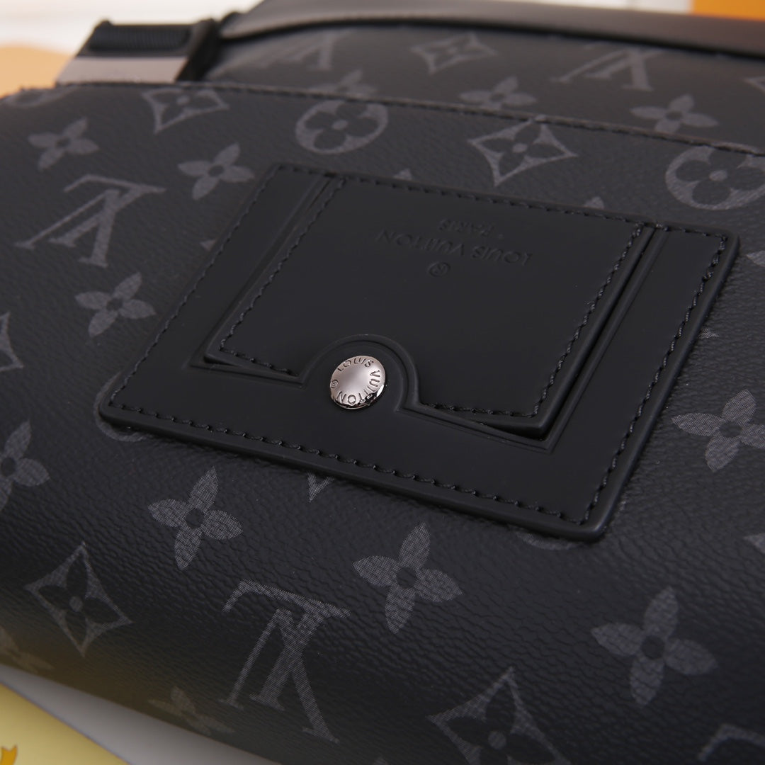 Louis Vuitton Messenger Voyager PM Monogram Eclipse Canvas Bag