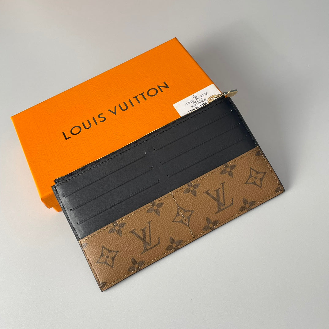 Louis Vuitton Slim Purse Monogram Reverse Canvas Wallet