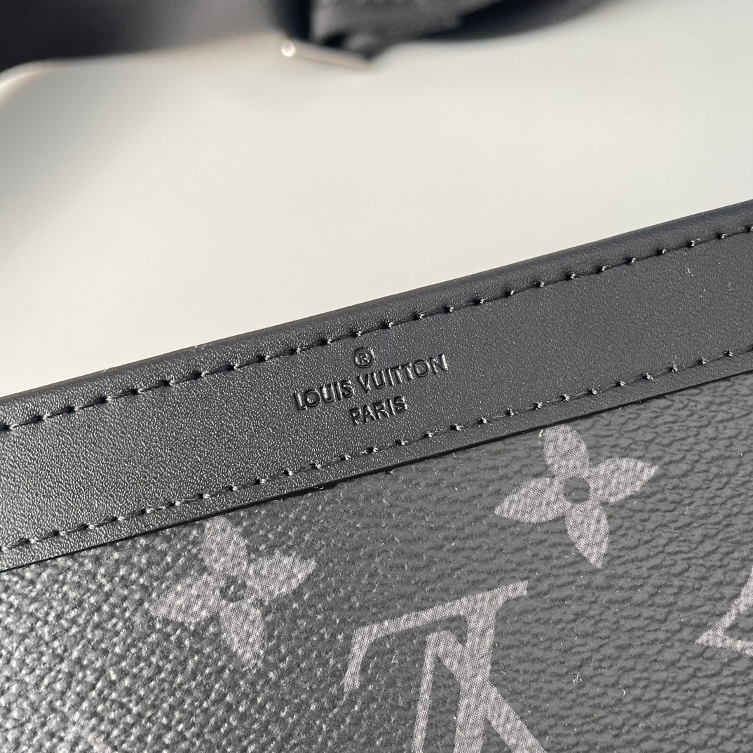 Louis Vuitton Trio Messenger Bag - Monogram Eclipse &amp; Reverse Canvas - Men's Crossbody
