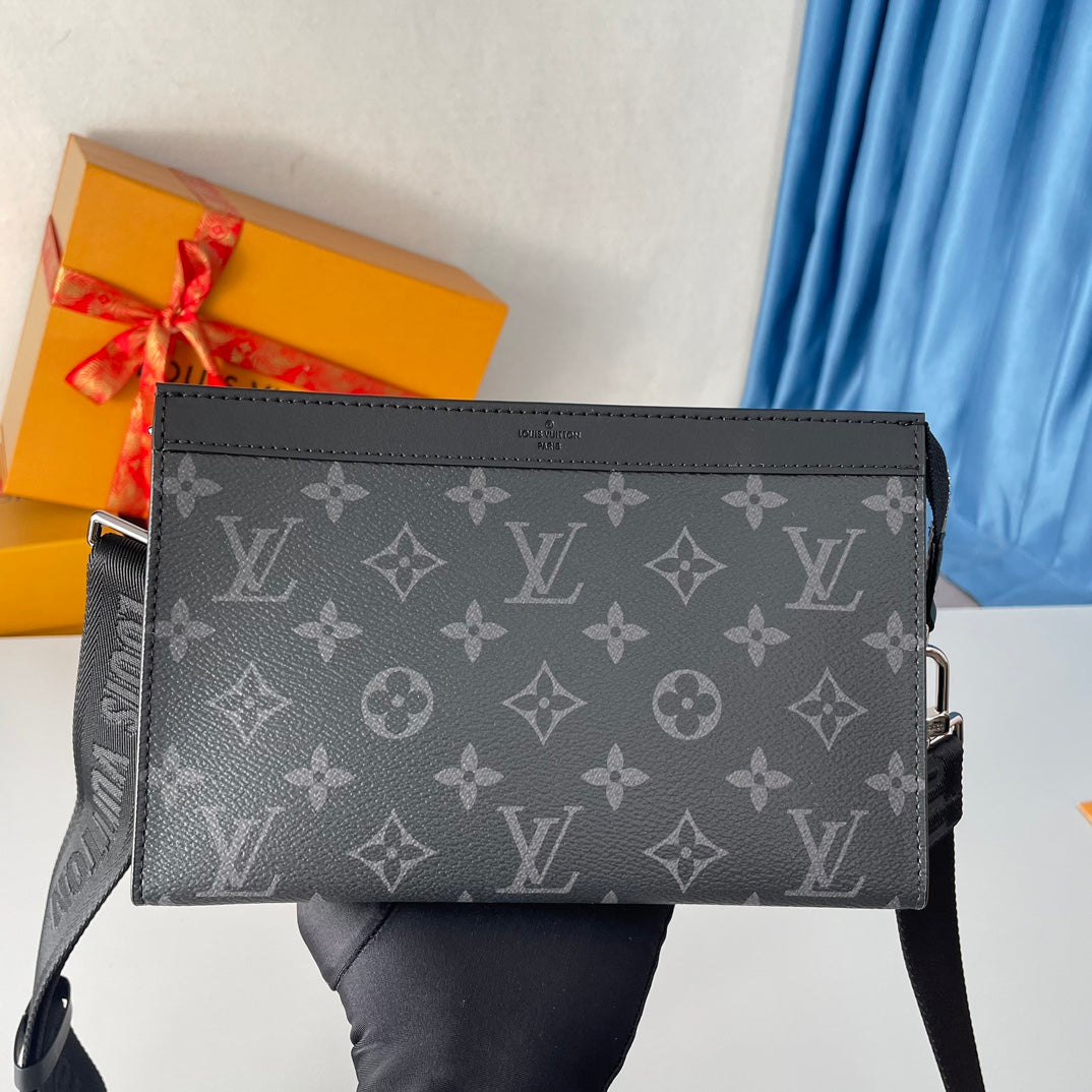 Louis Vuitton Trio Messenger Bag - Monogram Eclipse & Reverse Canvas - Men's Crossbody