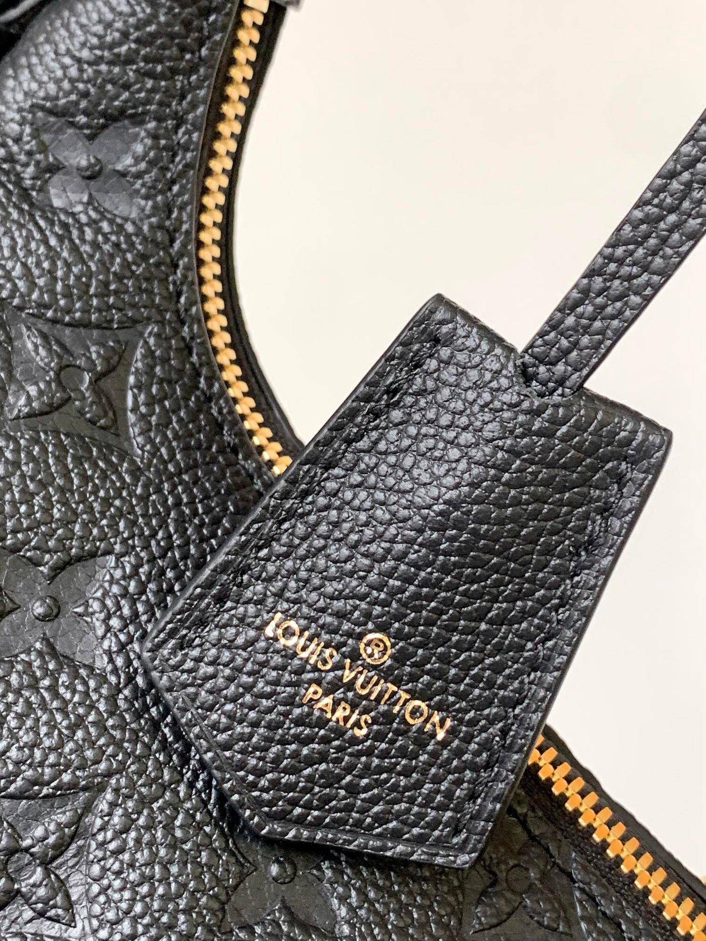 Louis Vuitton Bagatelle Monogram Empreinte Leather Shoulder Bag - Noir Black