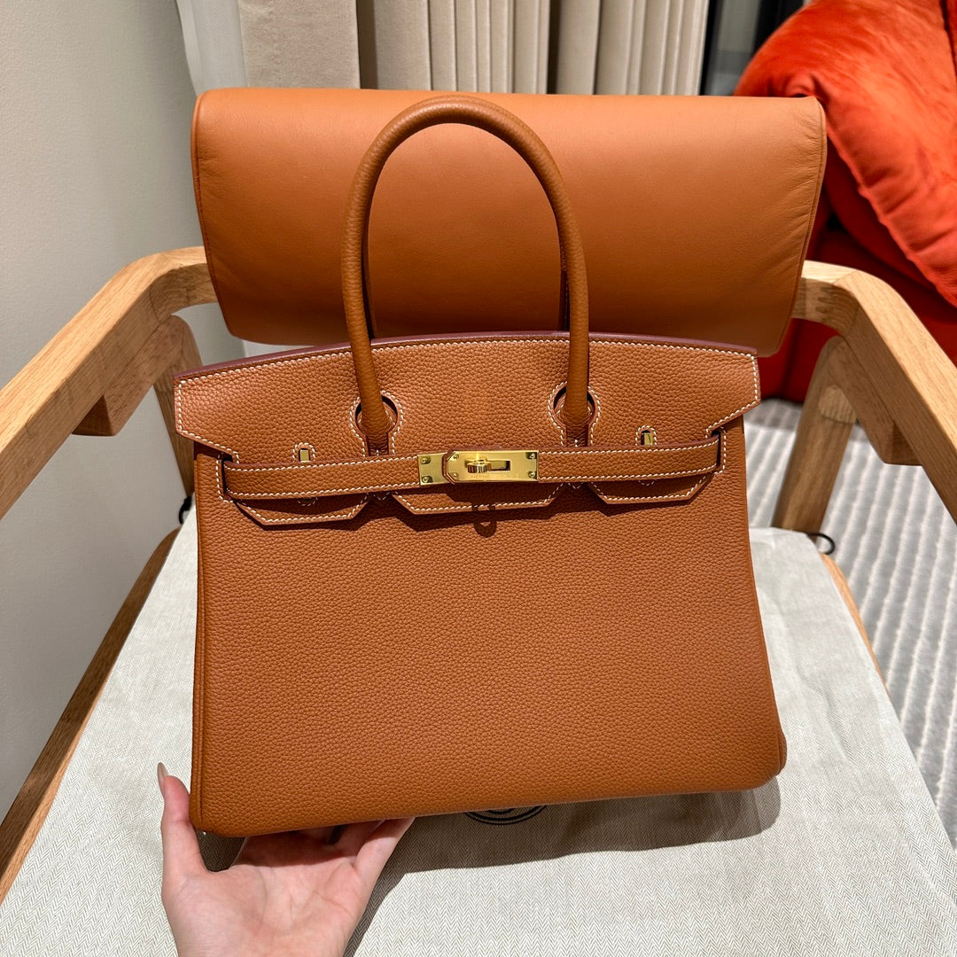 Hermès Birkin 30 Gold Togo Leather with Gold Hardware Handbag
