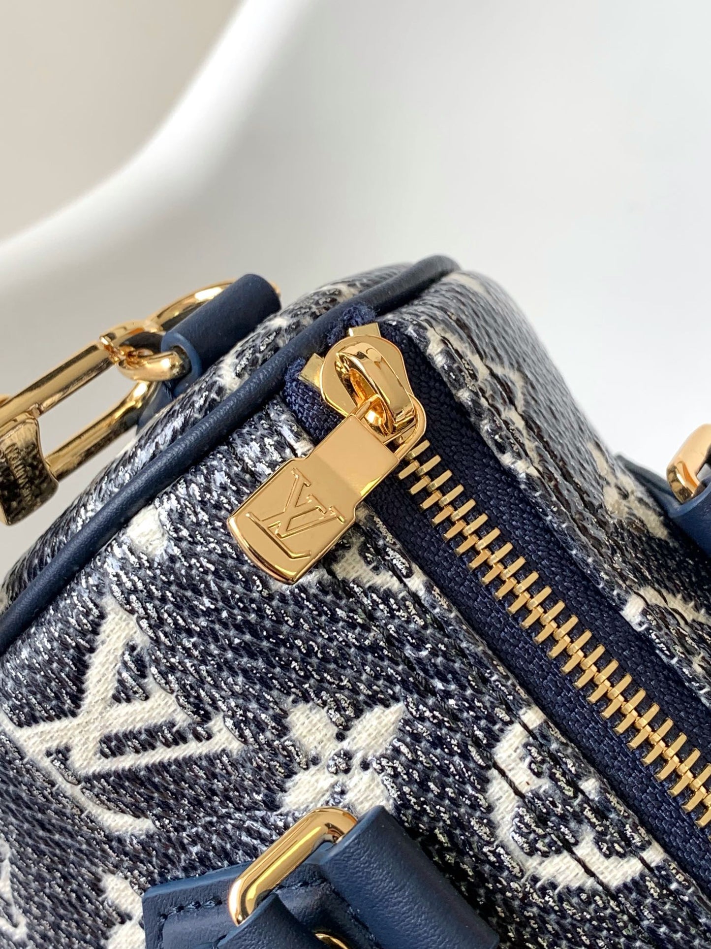 Louis Vuitton Speedy Bandoulière 20 Monogram Jacquard Since 1854 - Blue
