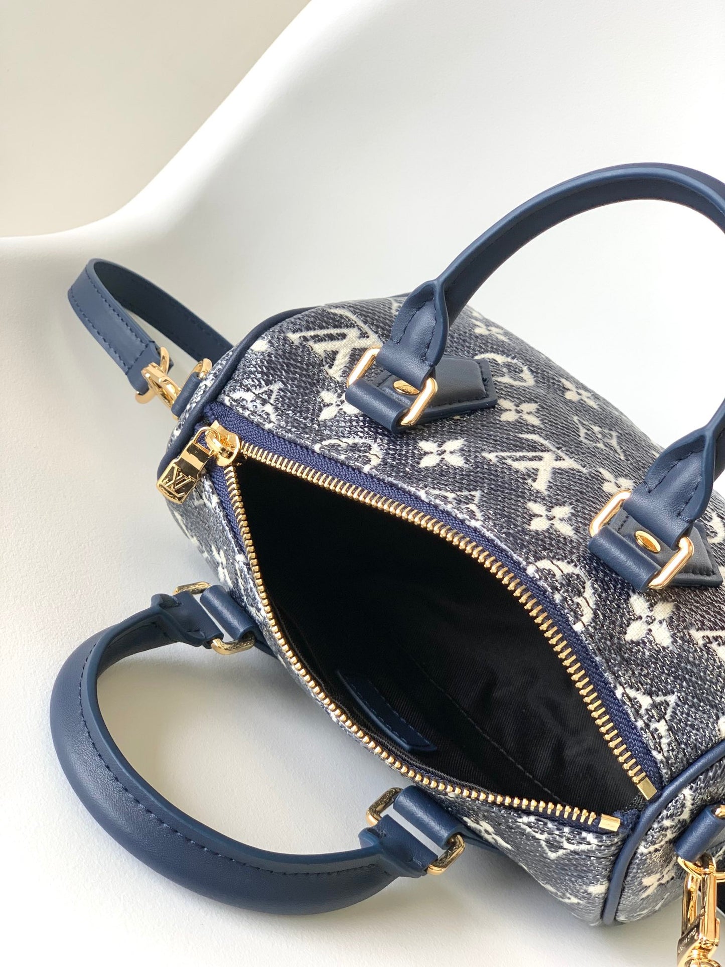 Louis Vuitton Speedy Bandoulière 20 Monogram Jacquard Since 1854 - Blue