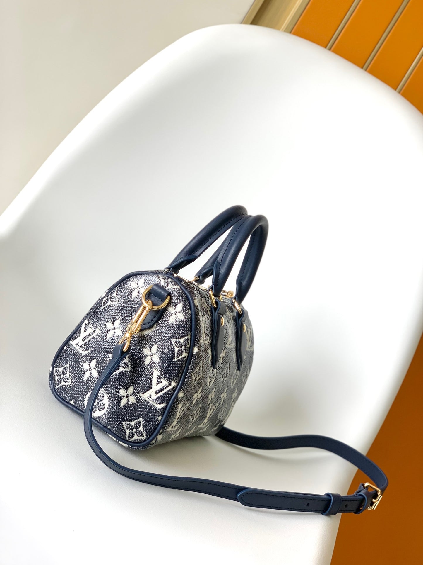 Louis Vuitton Speedy Bandoulière 20 Monogram Jacquard Since 1854 - Blue