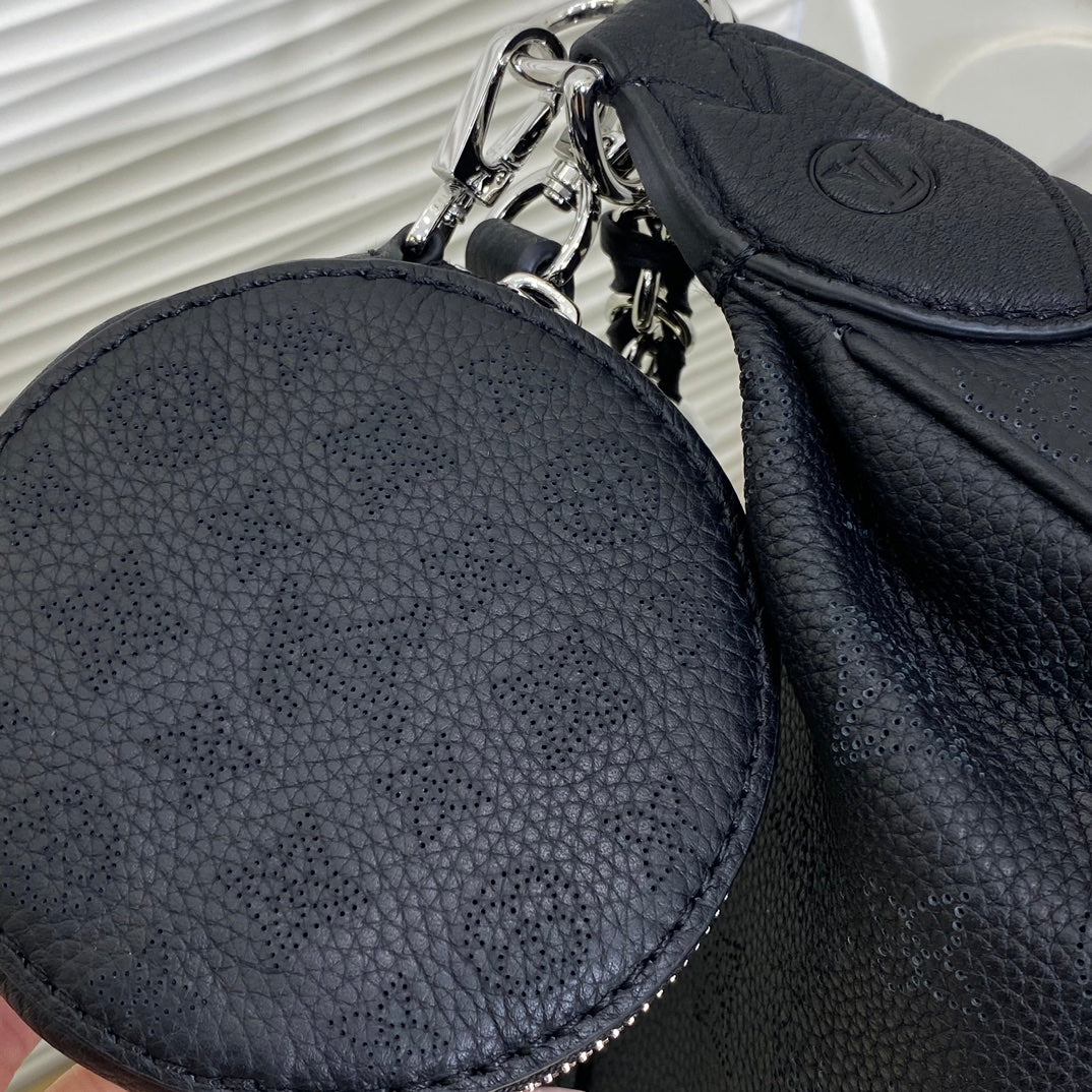 Louis Vuitton Loop Bag Monogram Empreinte Leather Black