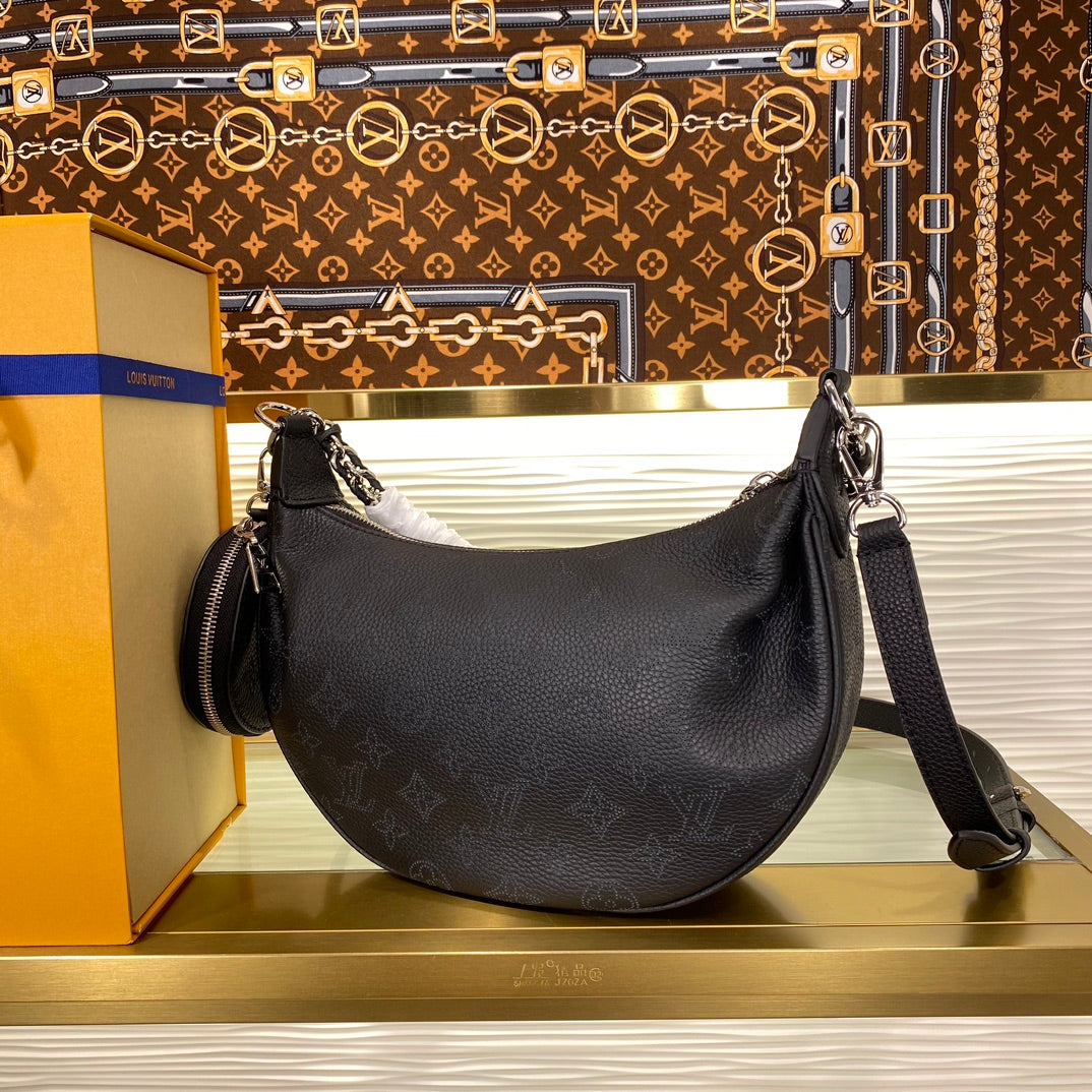 Louis Vuitton Loop Bag Monogram Empreinte Leather Black