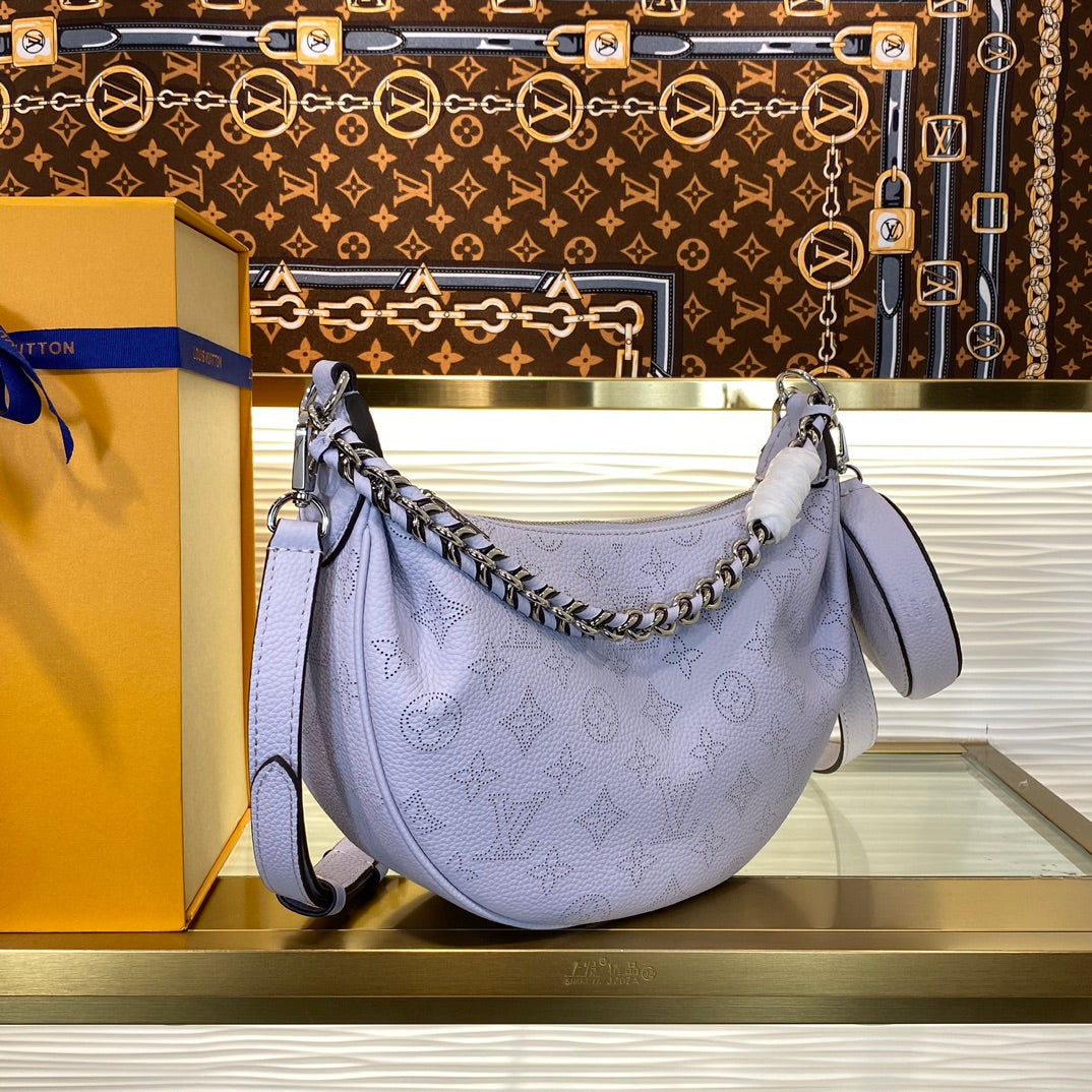 Louis Vuitton Loop Bag Monogram Empreinte Leather Lavender