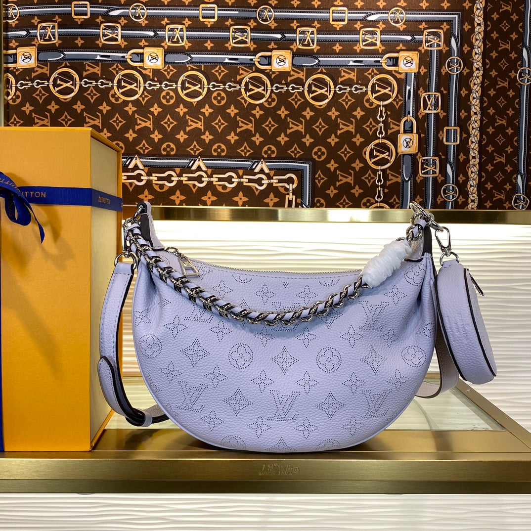 Louis Vuitton Loop Bag Monogram Empreinte Leather Lavender
