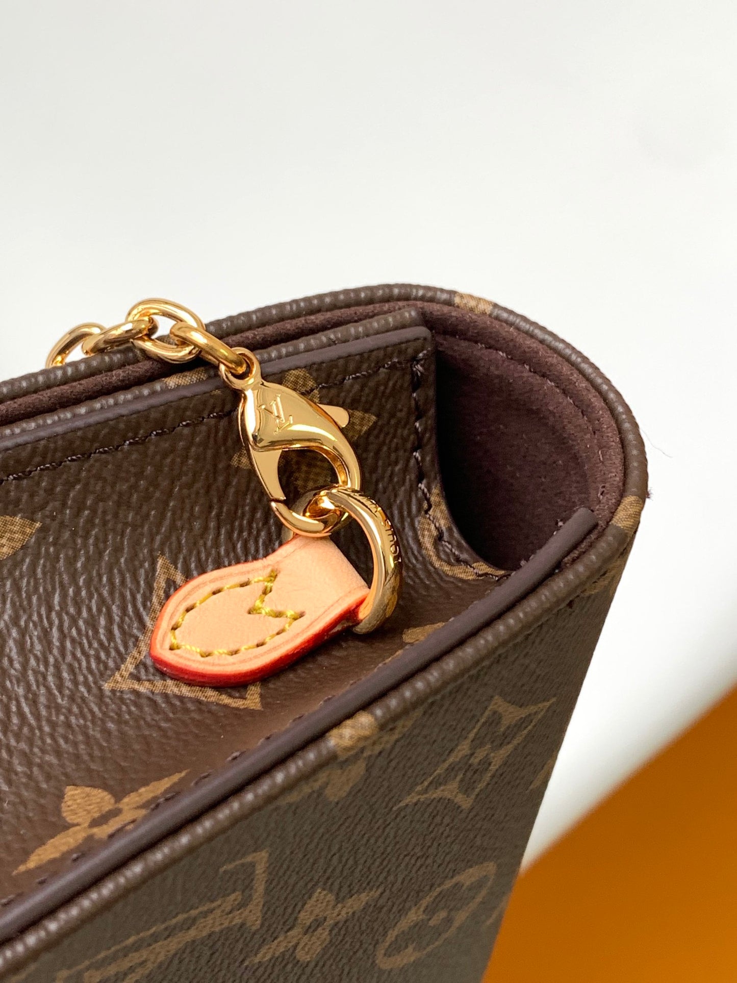 Louis Vuitton Monogram Favorite PM Bag with Gold Chain Strap