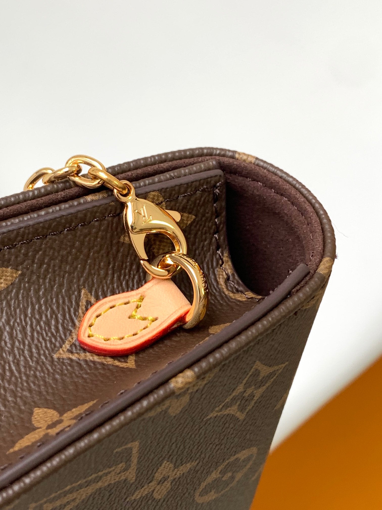 Louis Vuitton Monogram Favorite PM Bag with Gold Chain Strap