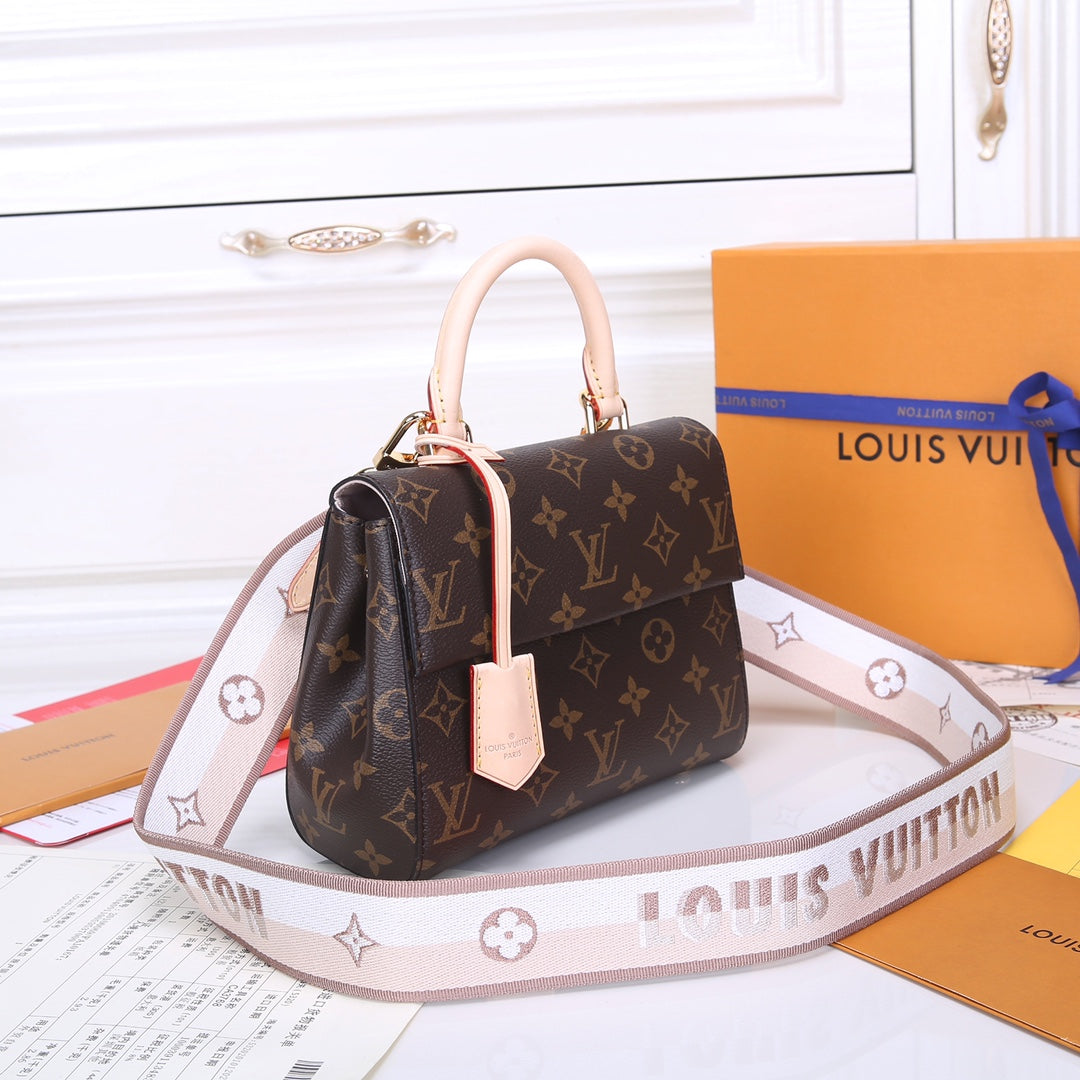 Louis Vuitton Cluny BB Monogram Canvas Handbag