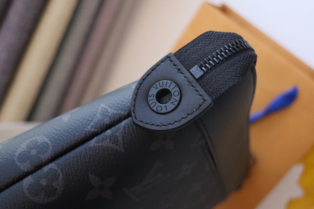 Louis Vuitton Monogram Eclipse Pochette Discovery Clutch Bag
