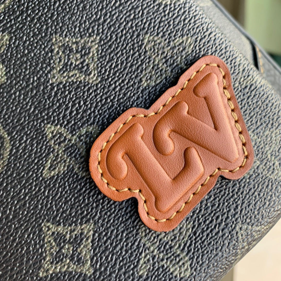 Louis Vuitton x Nigo Trio Messenger Bag - Green Monogram Eclipse Canvas