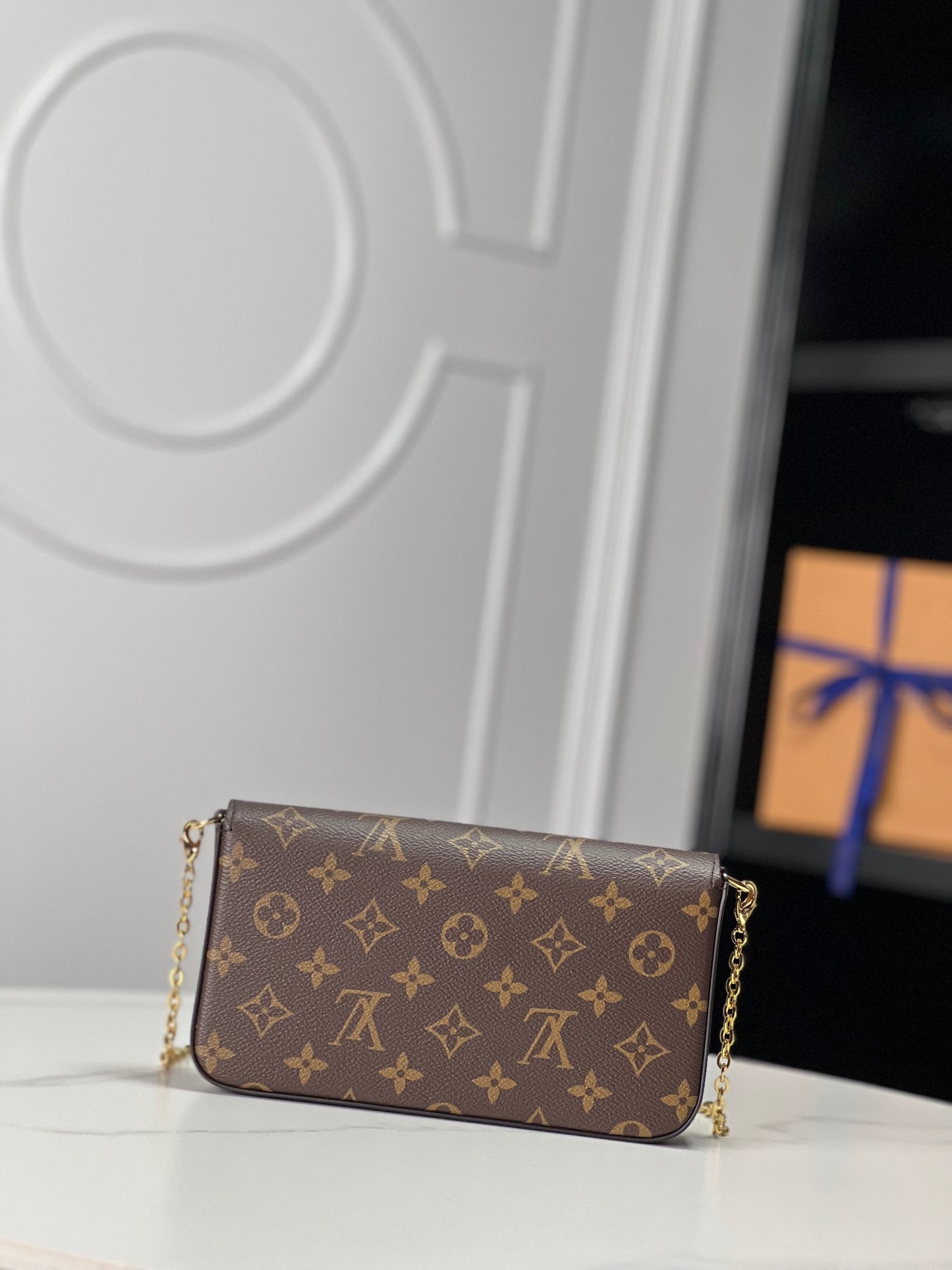 Louis Vuitton Félicie Pochette Monogram Canvas Crossbody Bag