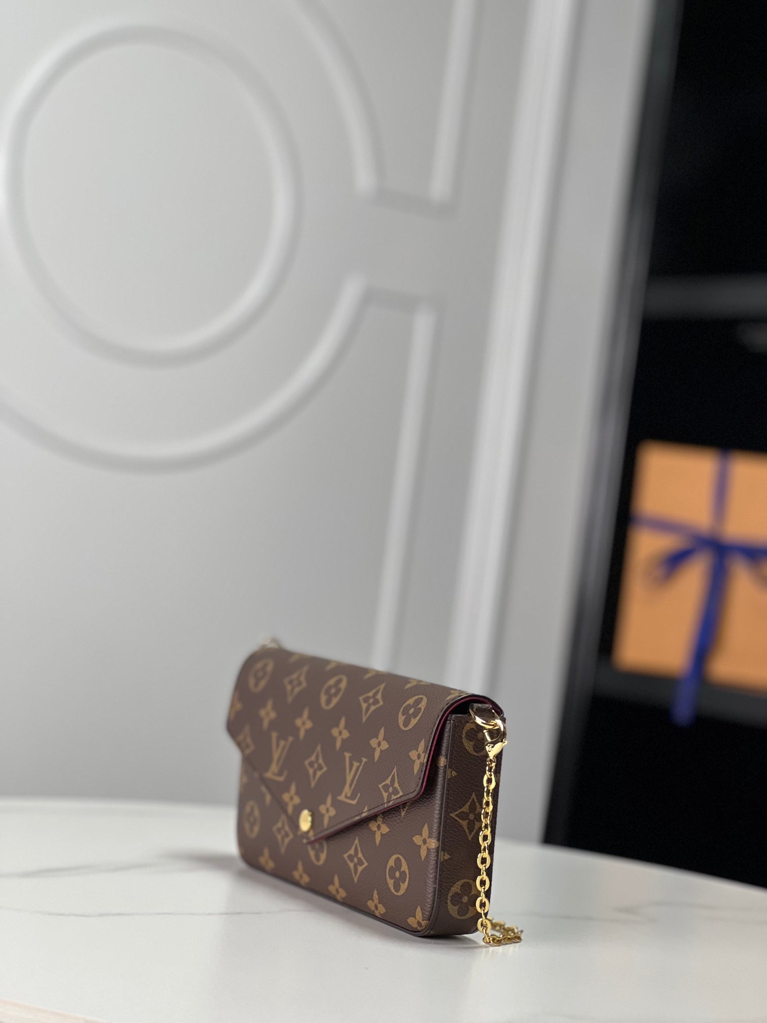 Louis Vuitton Félicie Pochette Monogram Canvas Crossbody Bag