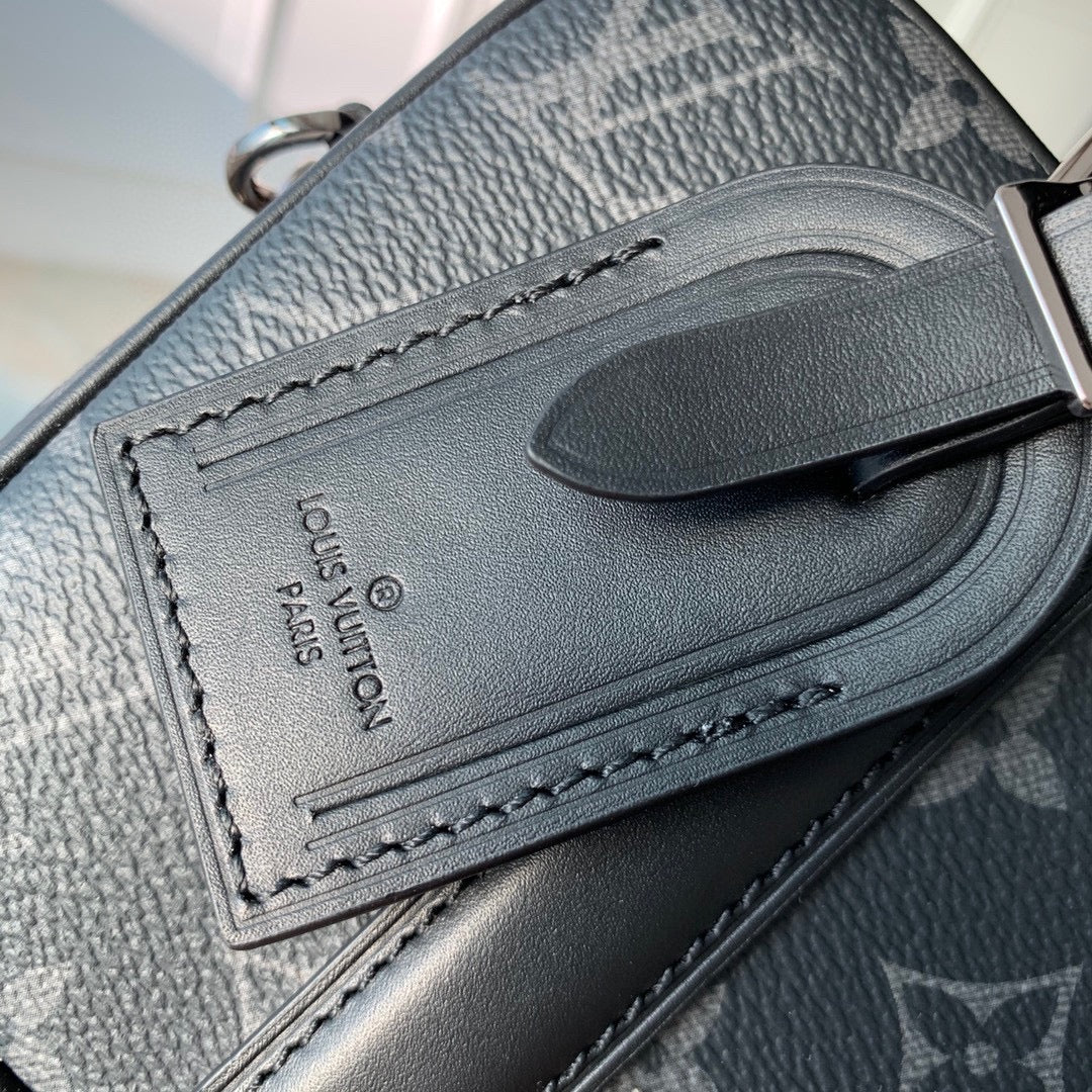 Louis Vuitton City Keepall Monogram Eclipse Canvas Bag