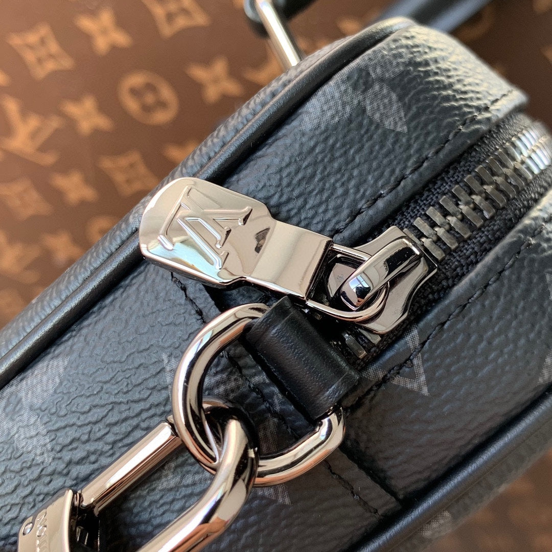 Louis Vuitton City Keepall Monogram Eclipse Canvas Bag