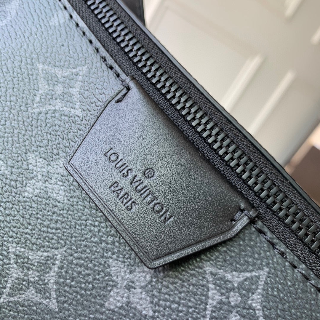 Louis Vuitton Discovery Bumbag PM Monogram Eclipse Canvas - Black/Grey