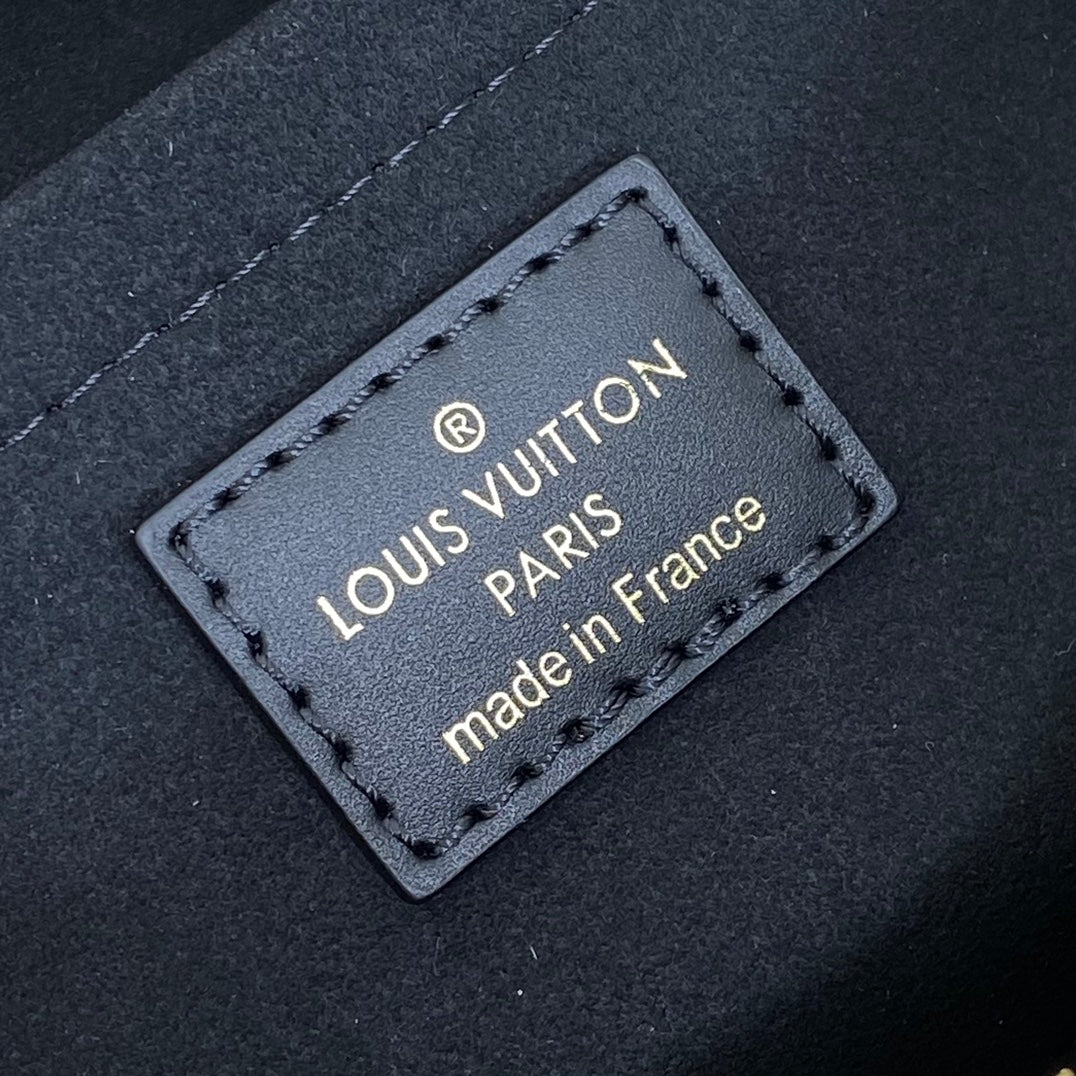 Louis Vuitton OnTheGo East West Monogram Empreinte Leather Handbag - Black