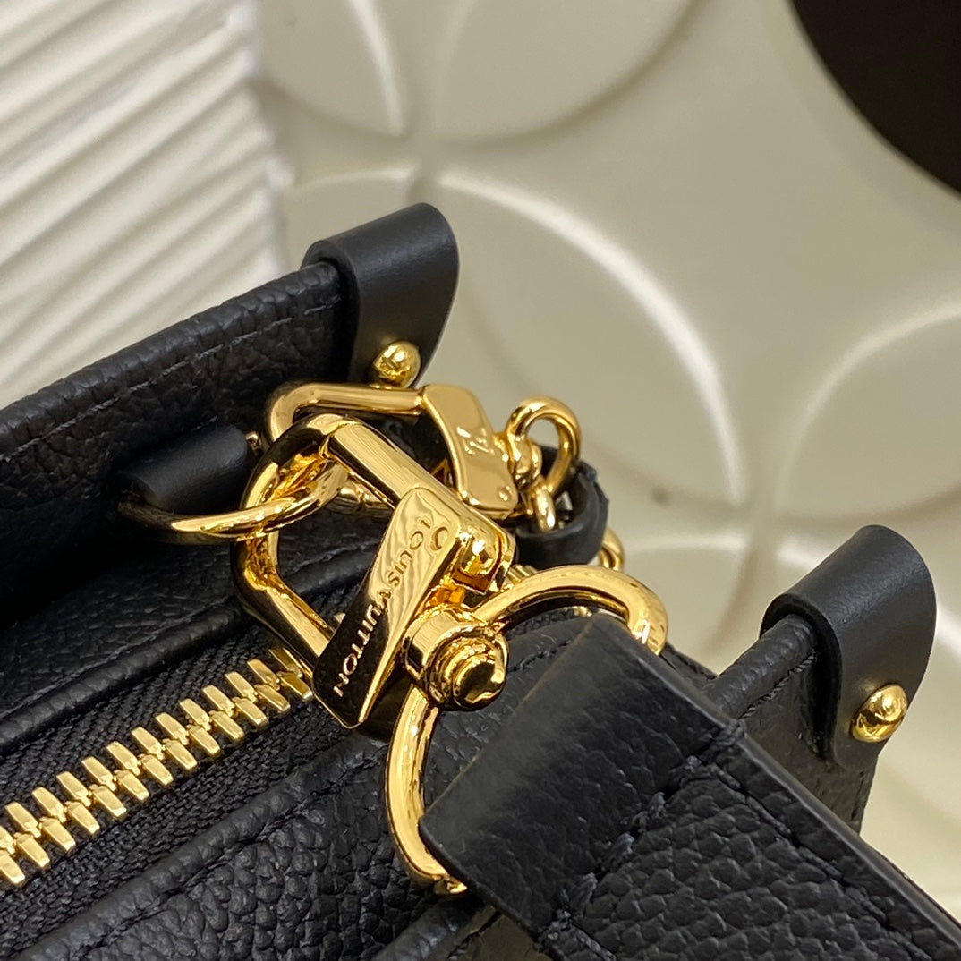 Louis Vuitton OnTheGo East West Monogram Empreinte Leather Handbag - Black