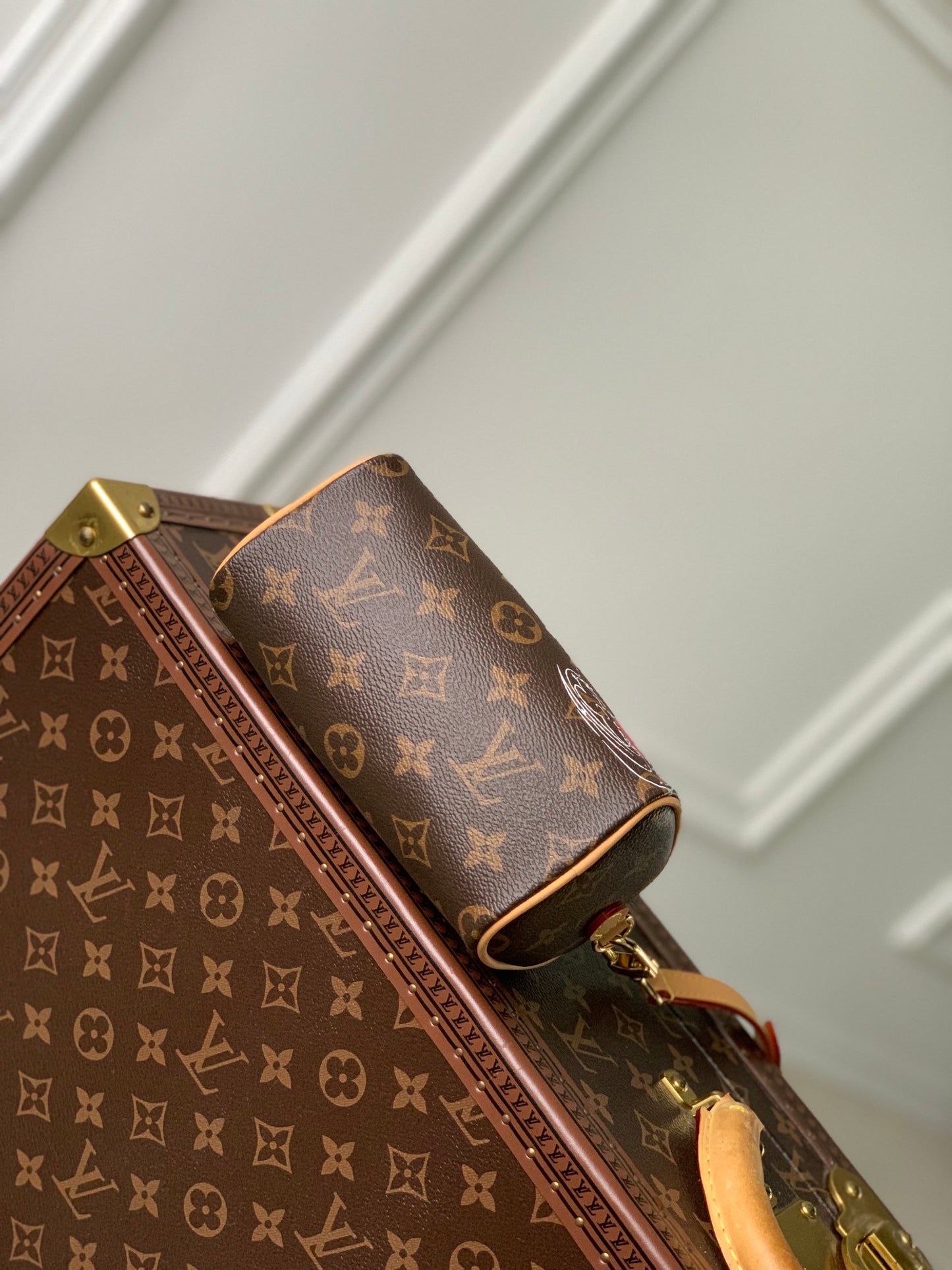 Louis Vuitton Nano Speedy Monogram Canvas Vivienne Mascot Limited Edition Handbag