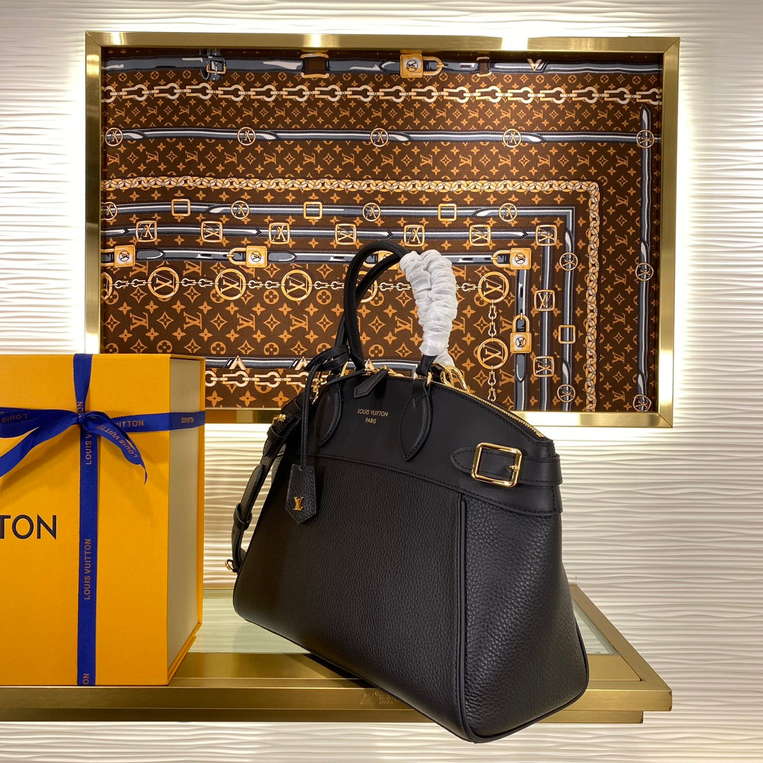 Louis Vuitton Maida Hobo Bag - Black Monogram Empreinte Leather