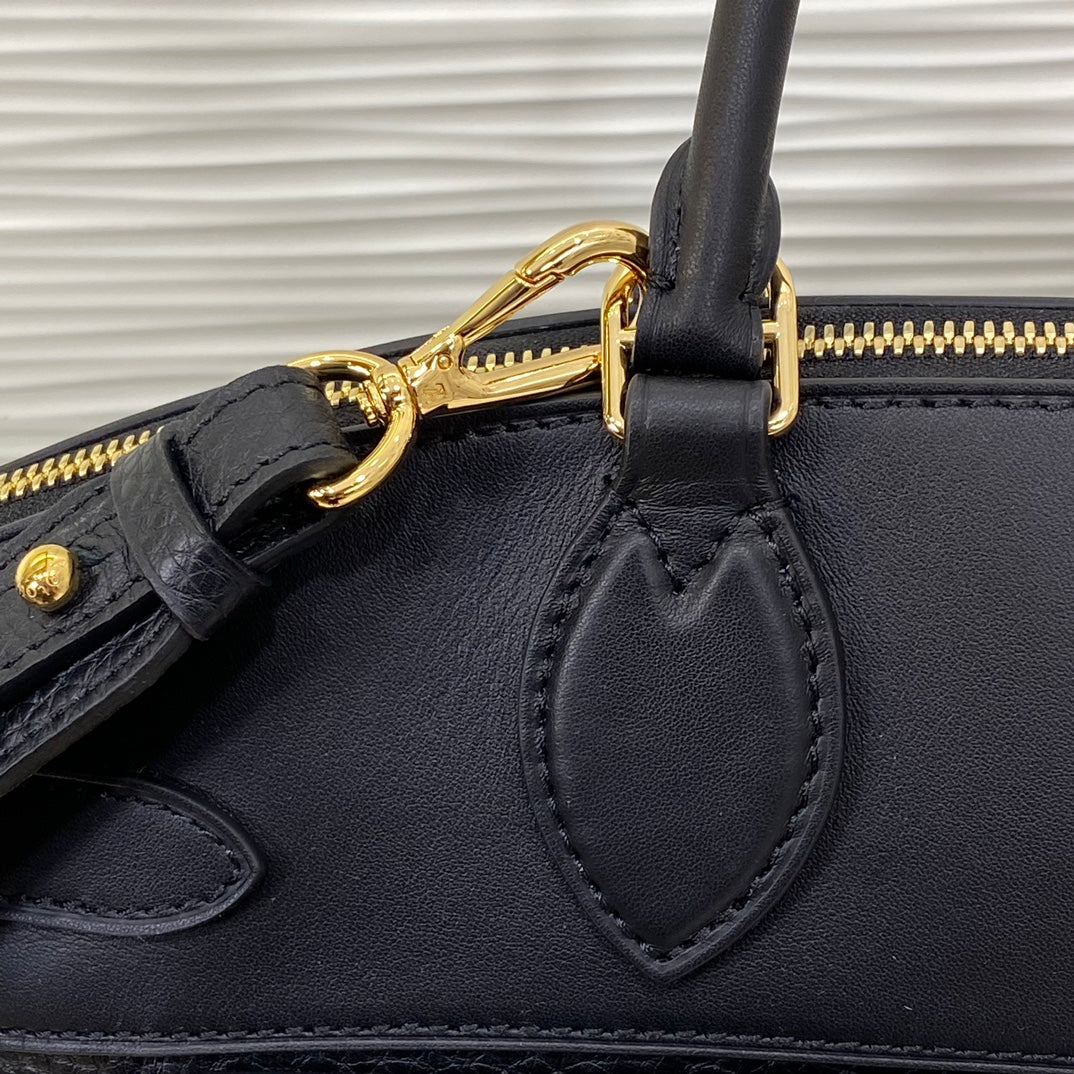 Louis Vuitton Maida Hobo Bag - Black Monogram Empreinte Leather