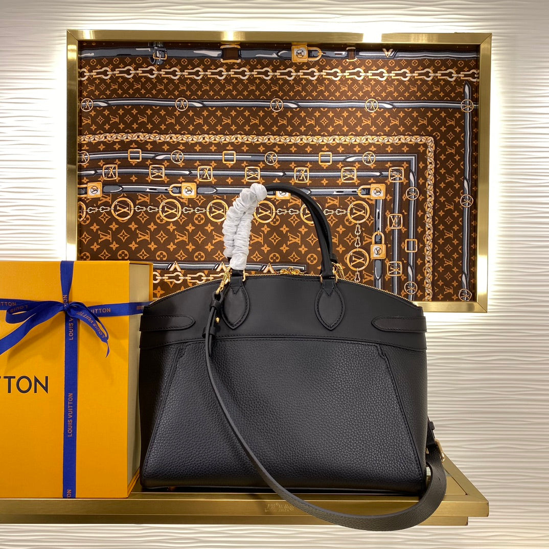 Louis Vuitton Maida Hobo Bag - Black Monogram Empreinte Leather