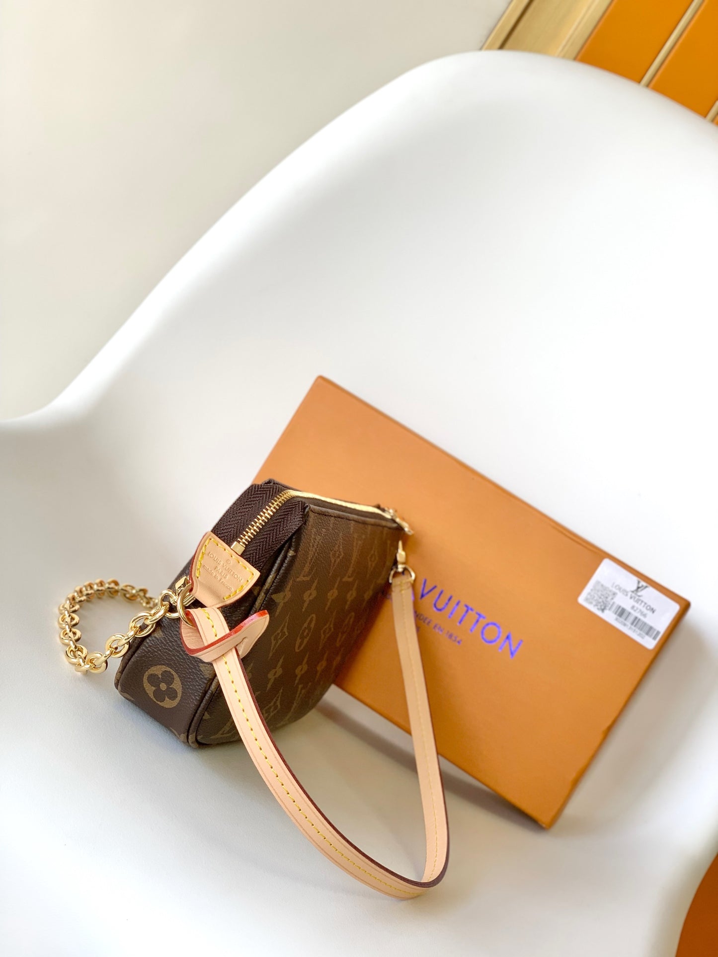 Louis Vuitton Monogram Pochette Accessoires Brown Canvas Bag