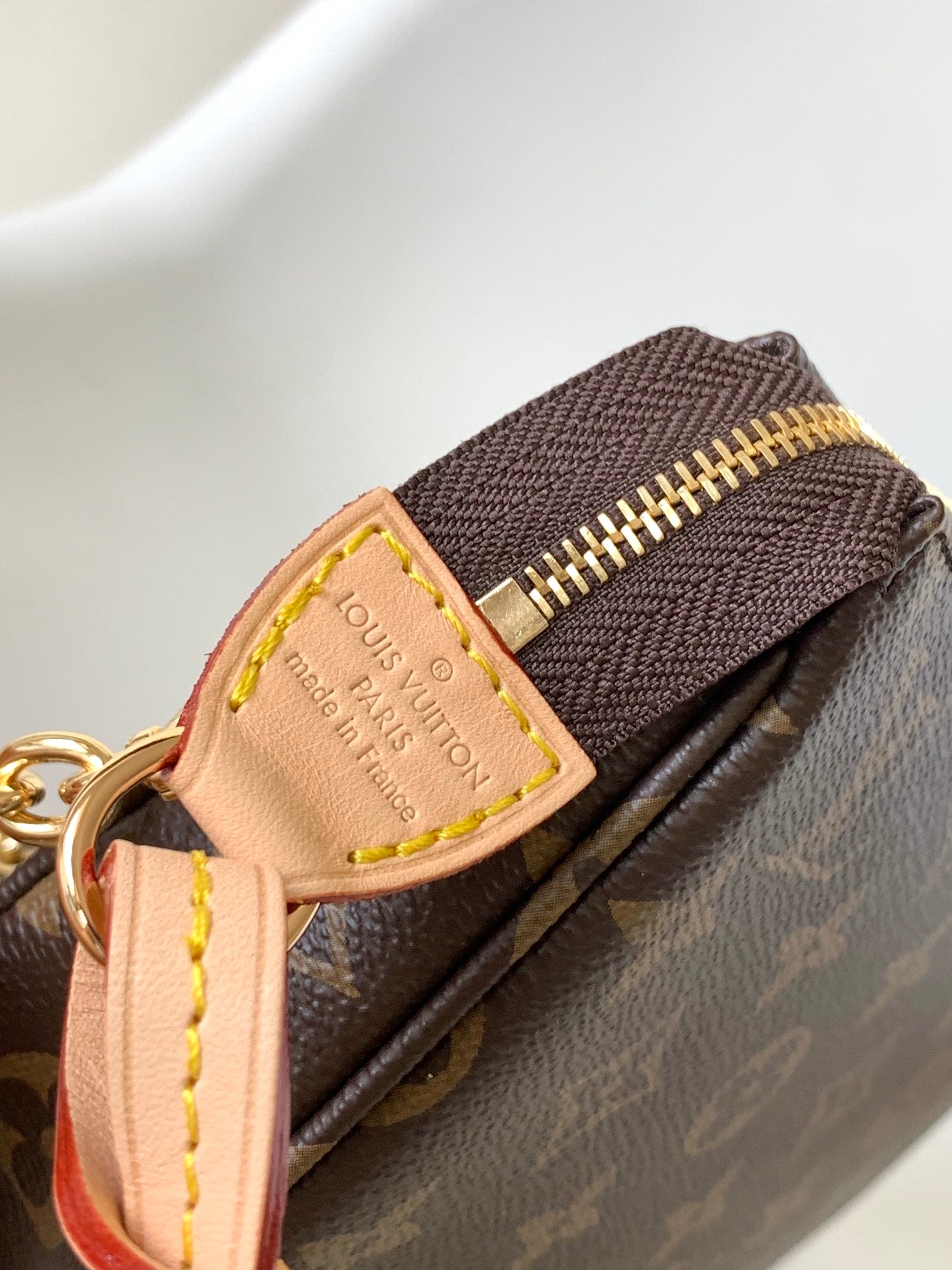 Louis Vuitton Monogram Pochette Accessoires Brown Canvas Bag