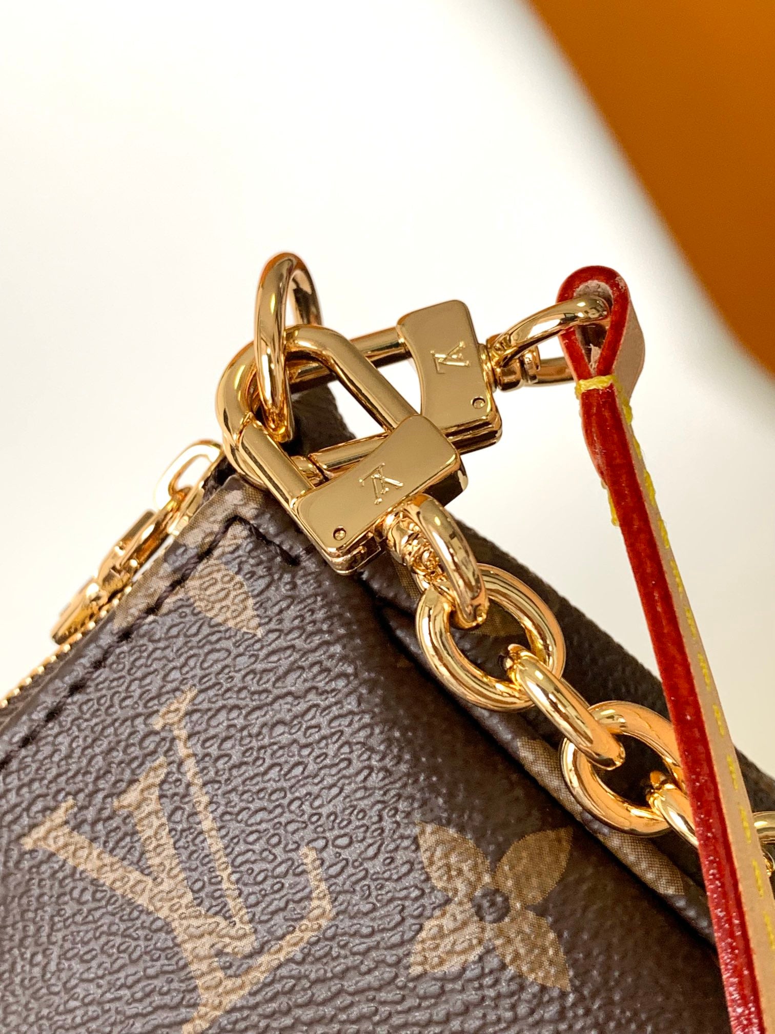Louis Vuitton Monogram Pochette Accessoires Brown Canvas Bag