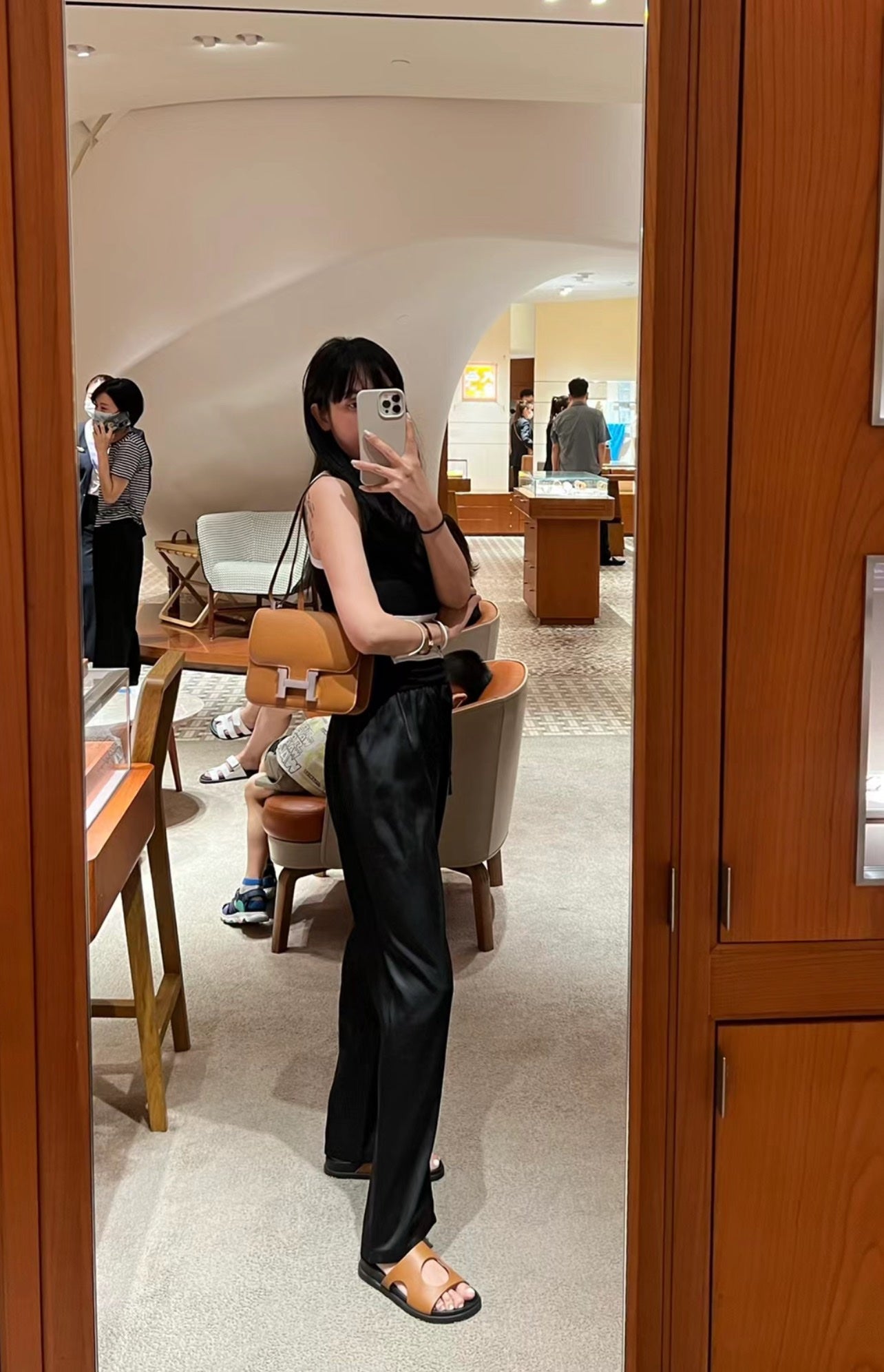 Hermès Constance 18 Mini Bag - Gold Epsom Leather with Palladium Hardware
