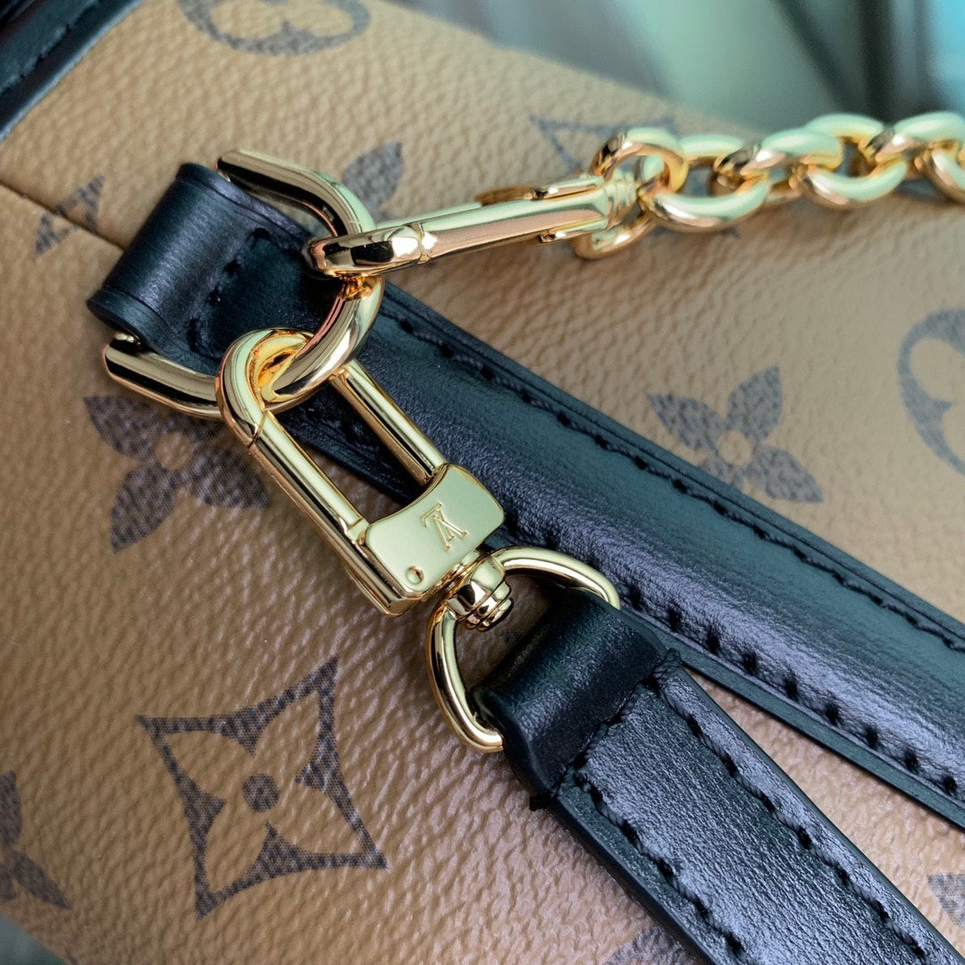 Louis Vuitton Monogram Giant Mini Bucket Bag with Gold-Tone Hardware